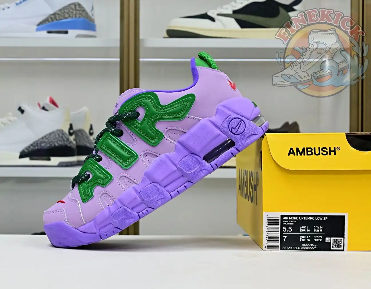 hype AMBUSH x Nike Air More Uptempo Low