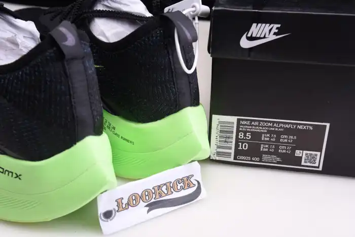 Nike Air Zoom Alphafly Next% Black Electric Green CI9925-400