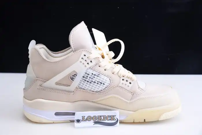 Off-White x Air Jordan 4 Sail CV9388-100