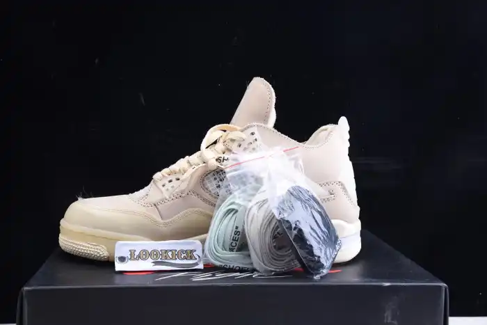 Off-White x Air Jordan 4 Sail CV9388-100