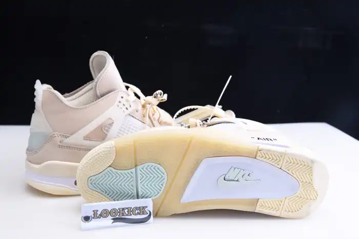 Off-White x Air Jordan 4 Sail CV9388-100