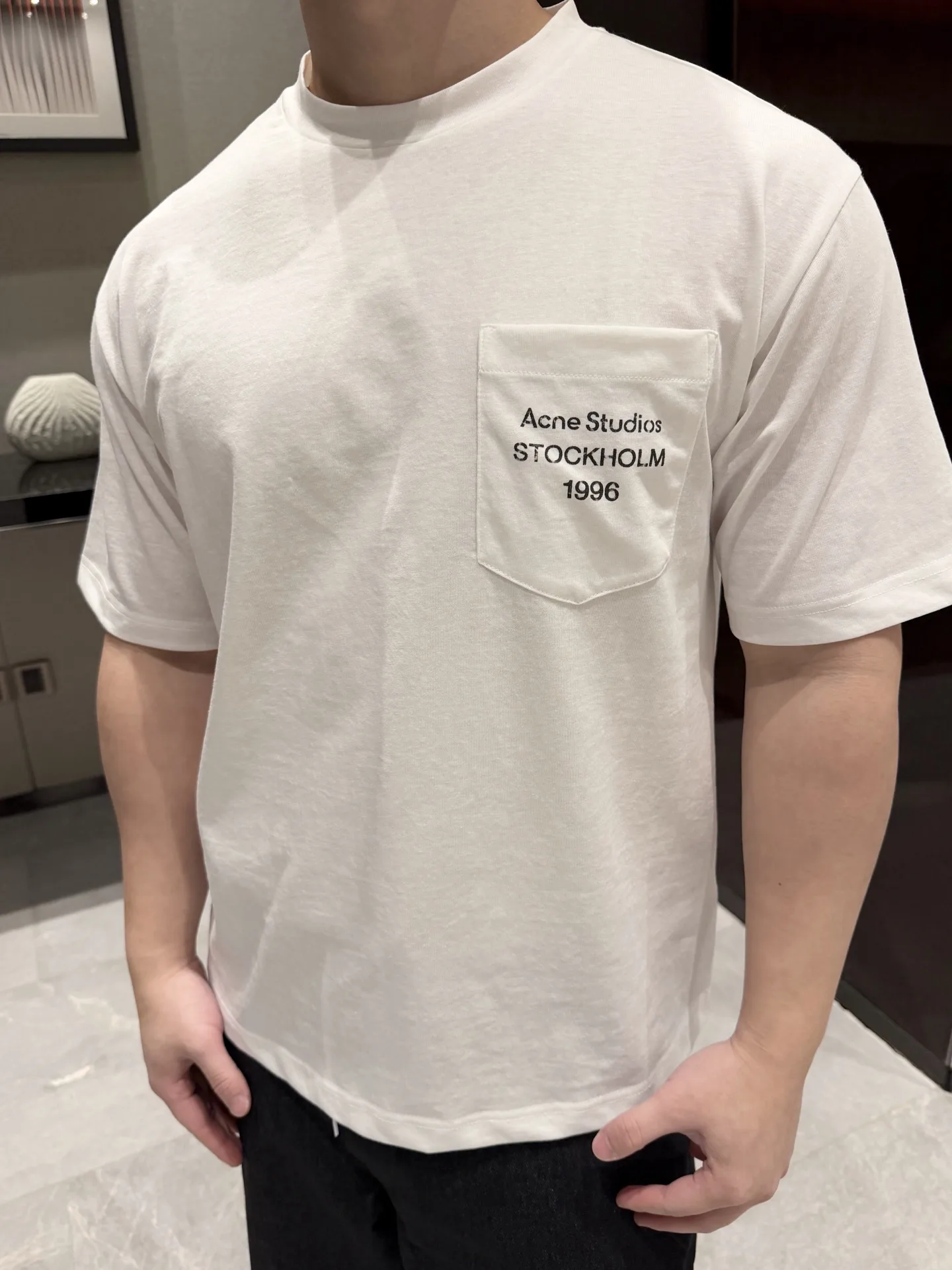 Attractive Acne Studios Short Sleeves 6869