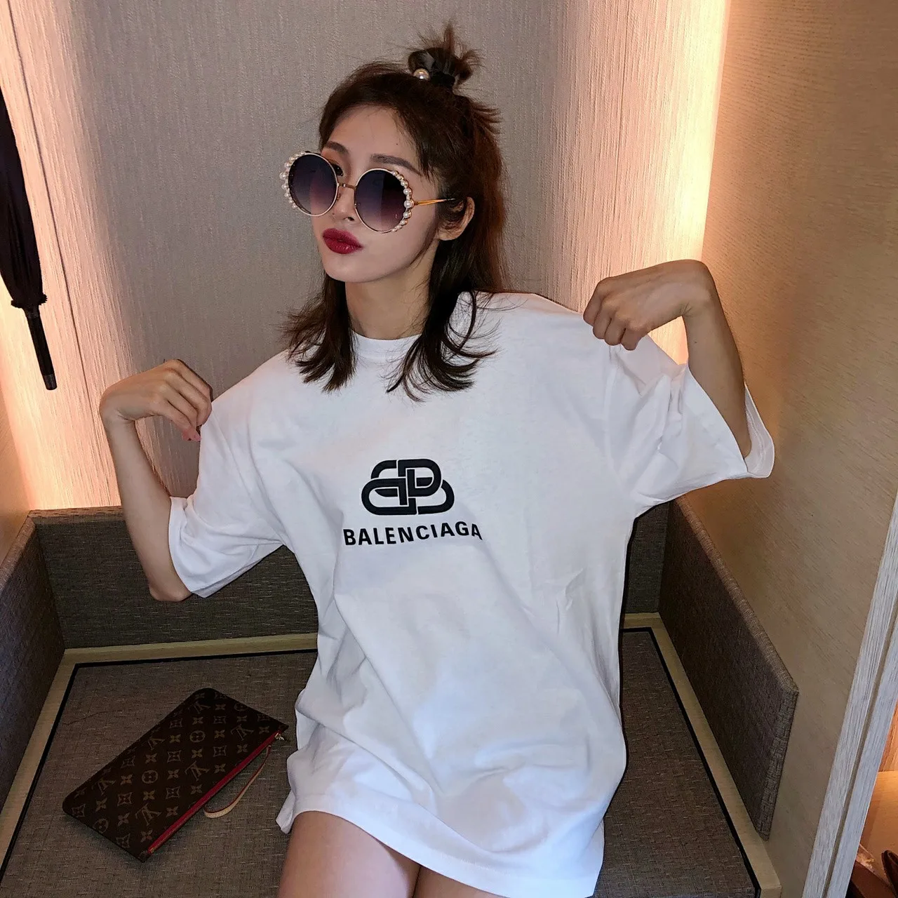Balenciaga Short Sleeves TimelessDesign 4369