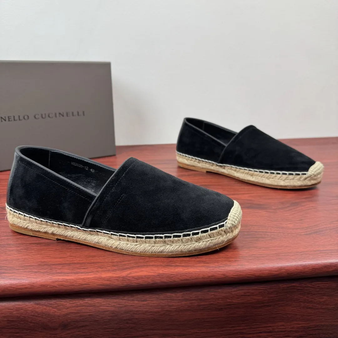 Breathable Brunello Cucinelli Leather Shoes 5942
