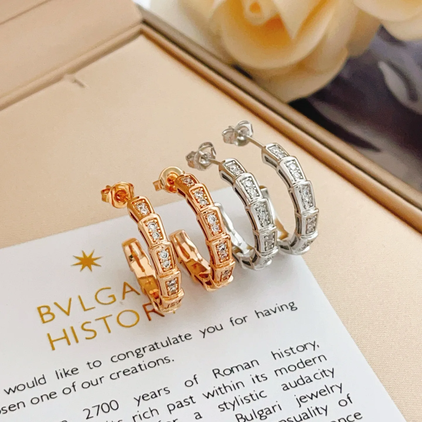 Bvlgari Earrings EyeCatching 5100