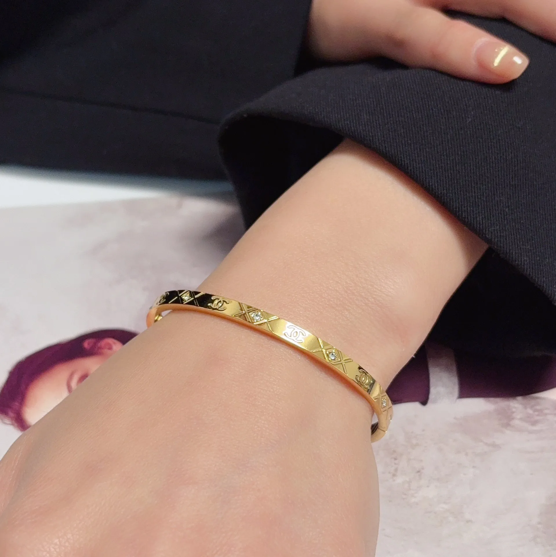 Sporty Chanel Bracelet 2830