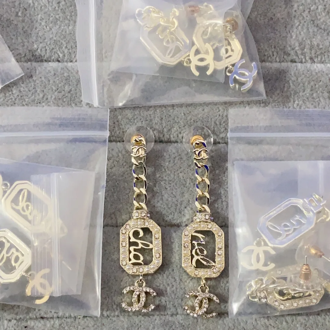 SmoothTexture Chanel Earrings 3394