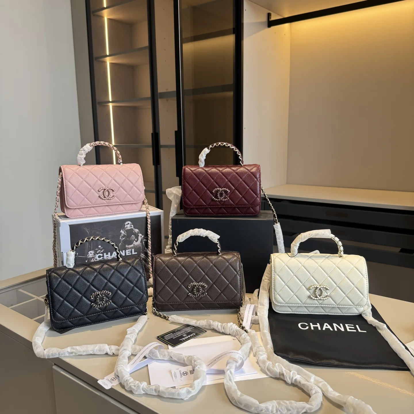 Chanel Handbag Bright 3494