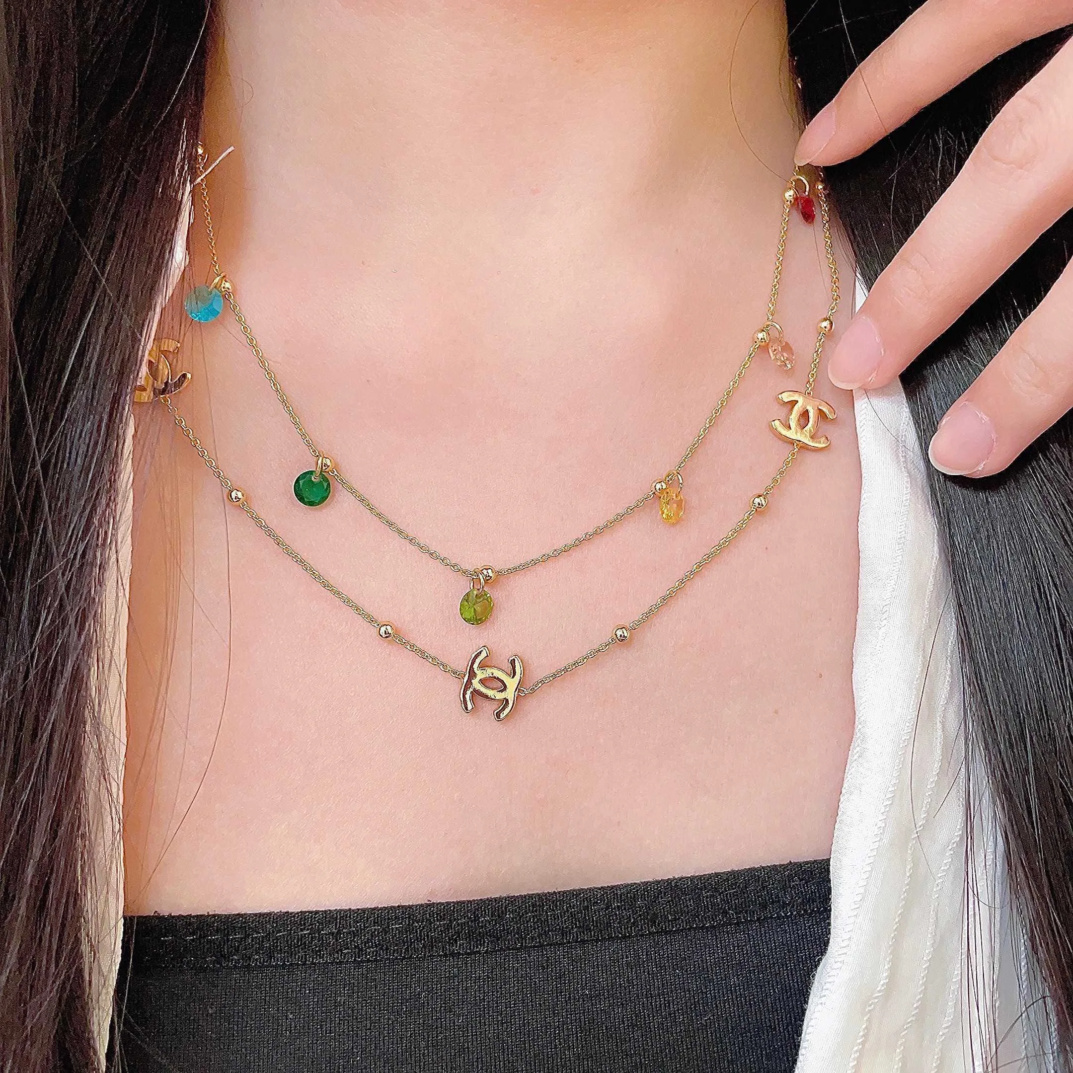 Bold Chanel Necklace 3550