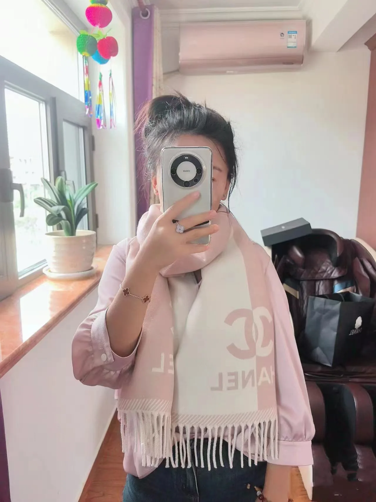 Chanel Scarf Lightweight 3680