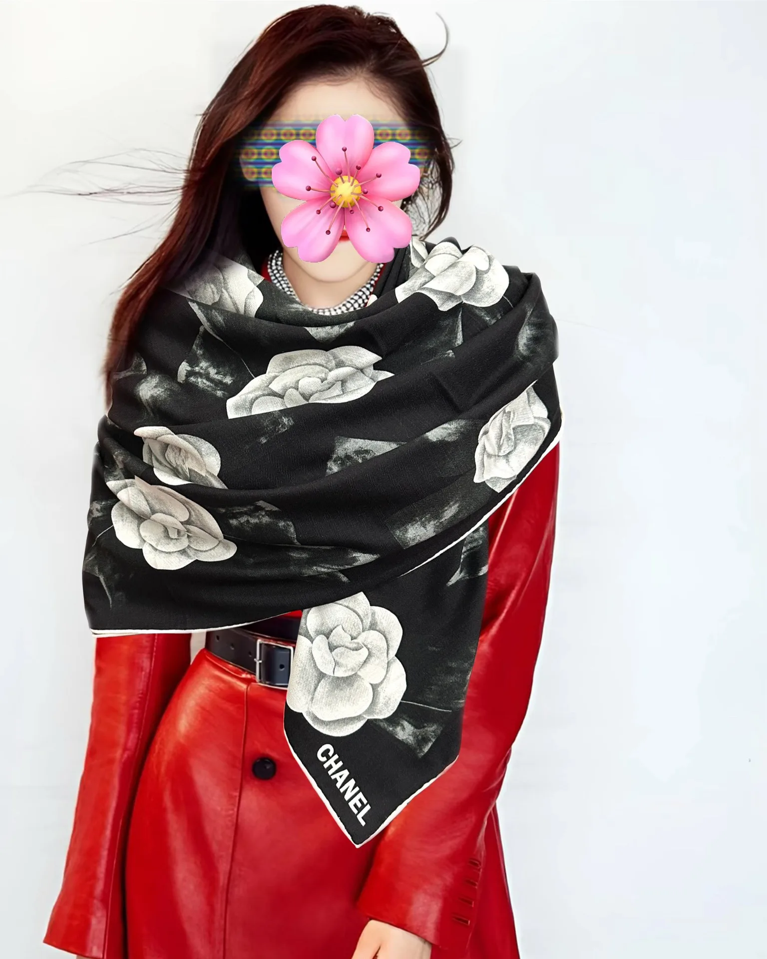 EyeCatching Chanel Silk Scarf 3702