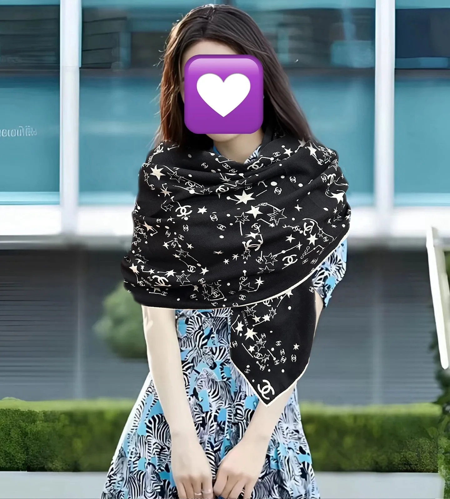 Functional Chanel Silk Scarf 3701