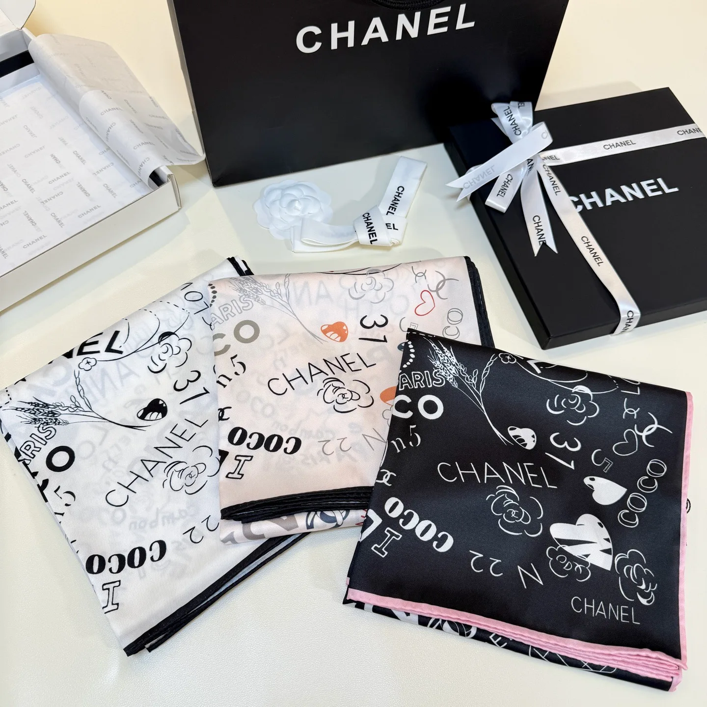 Chanel Silk Scarf TravelReady 3699