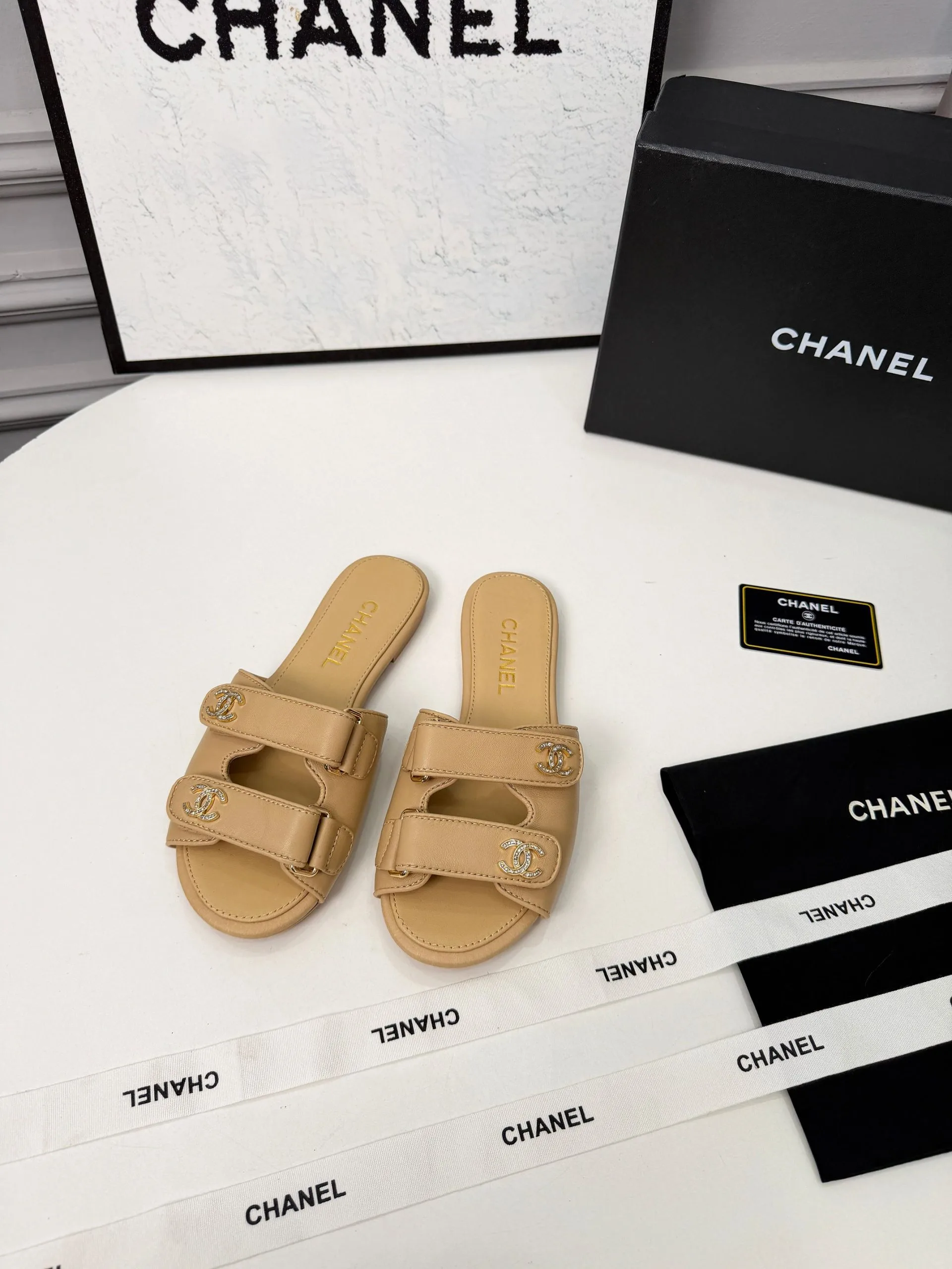 Colorful Chanel Slippers 3728
