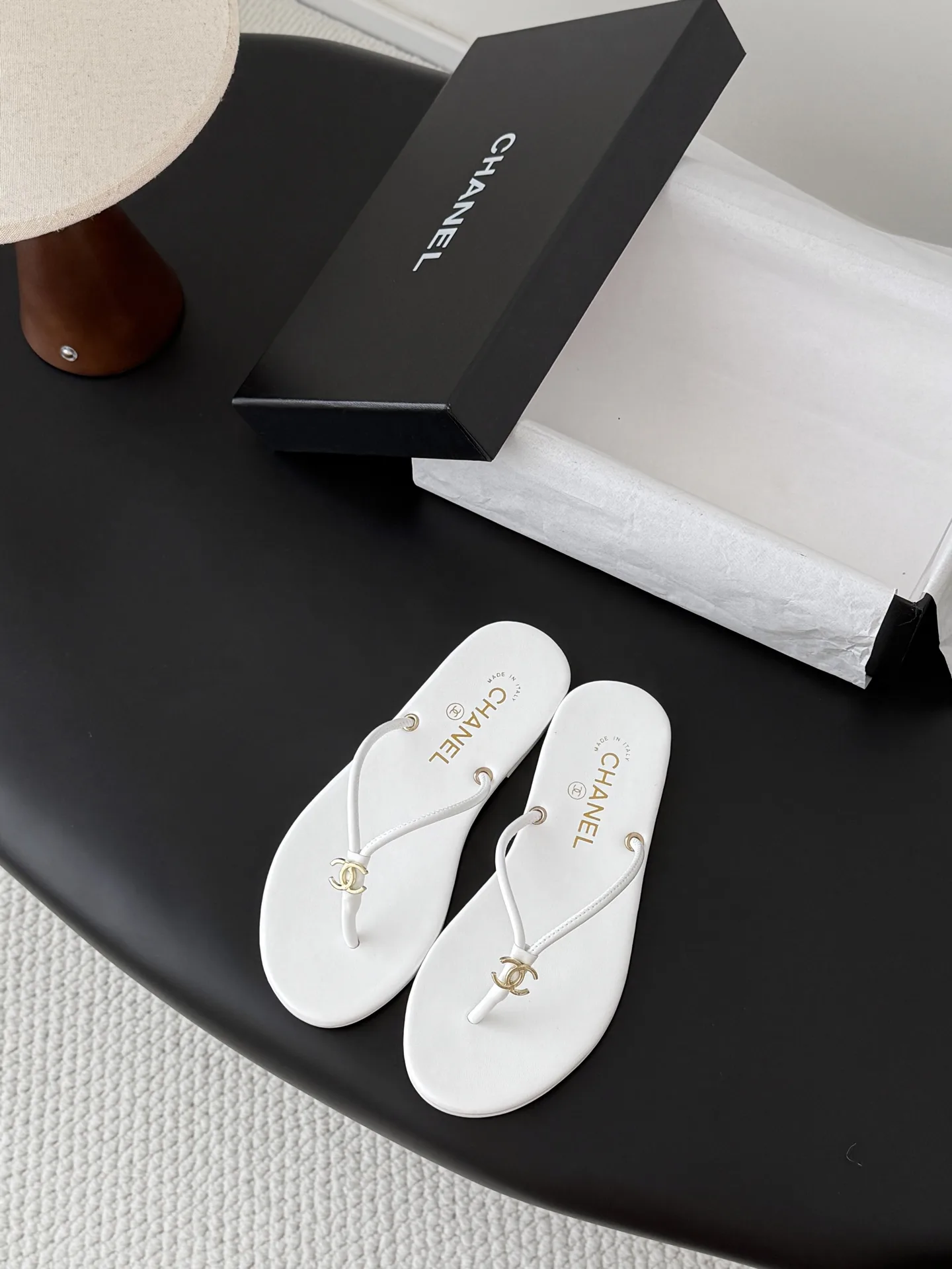 Upgraded Chanel Slippers 3717