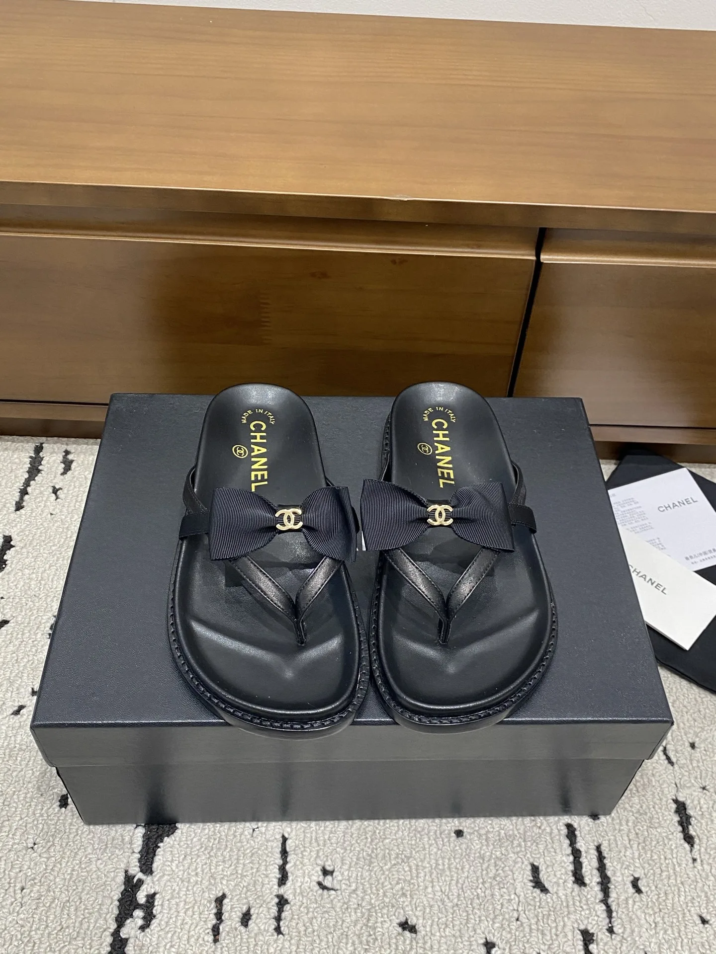 MoistureWicking Chanel Slippers 3734