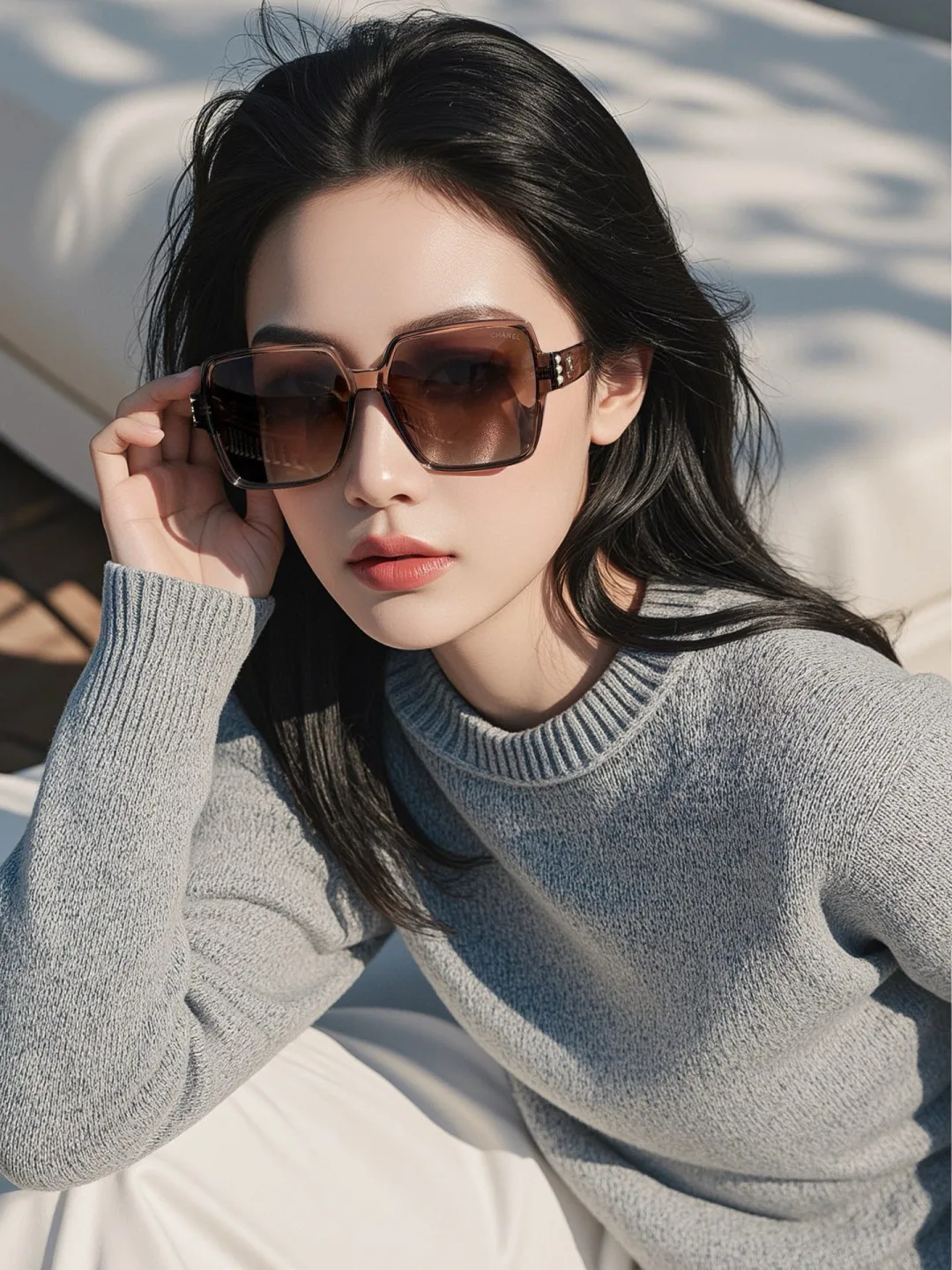 Stretchable Chanel Sunglasses 3793