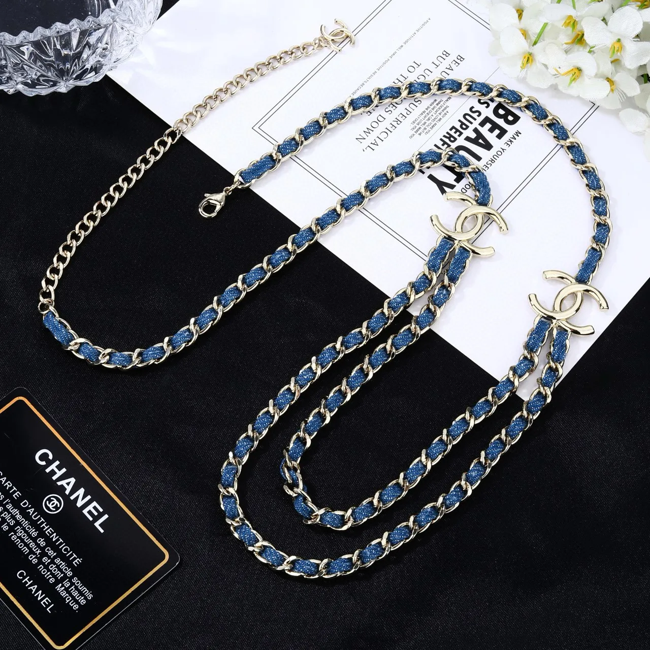 Breathable Chanel Waist Chain 3923