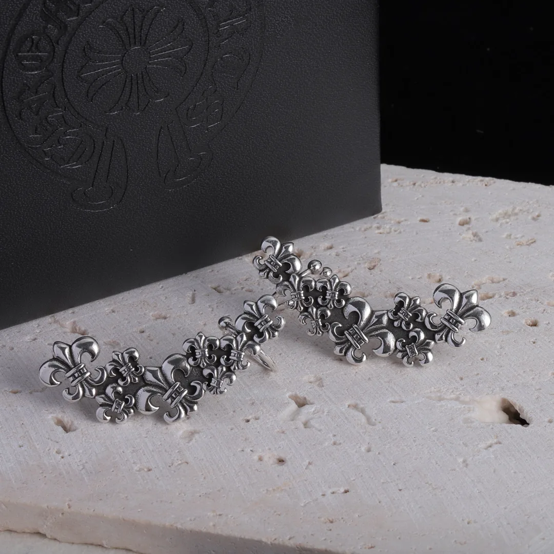 Functional Chrome Hearts Earrings 2494