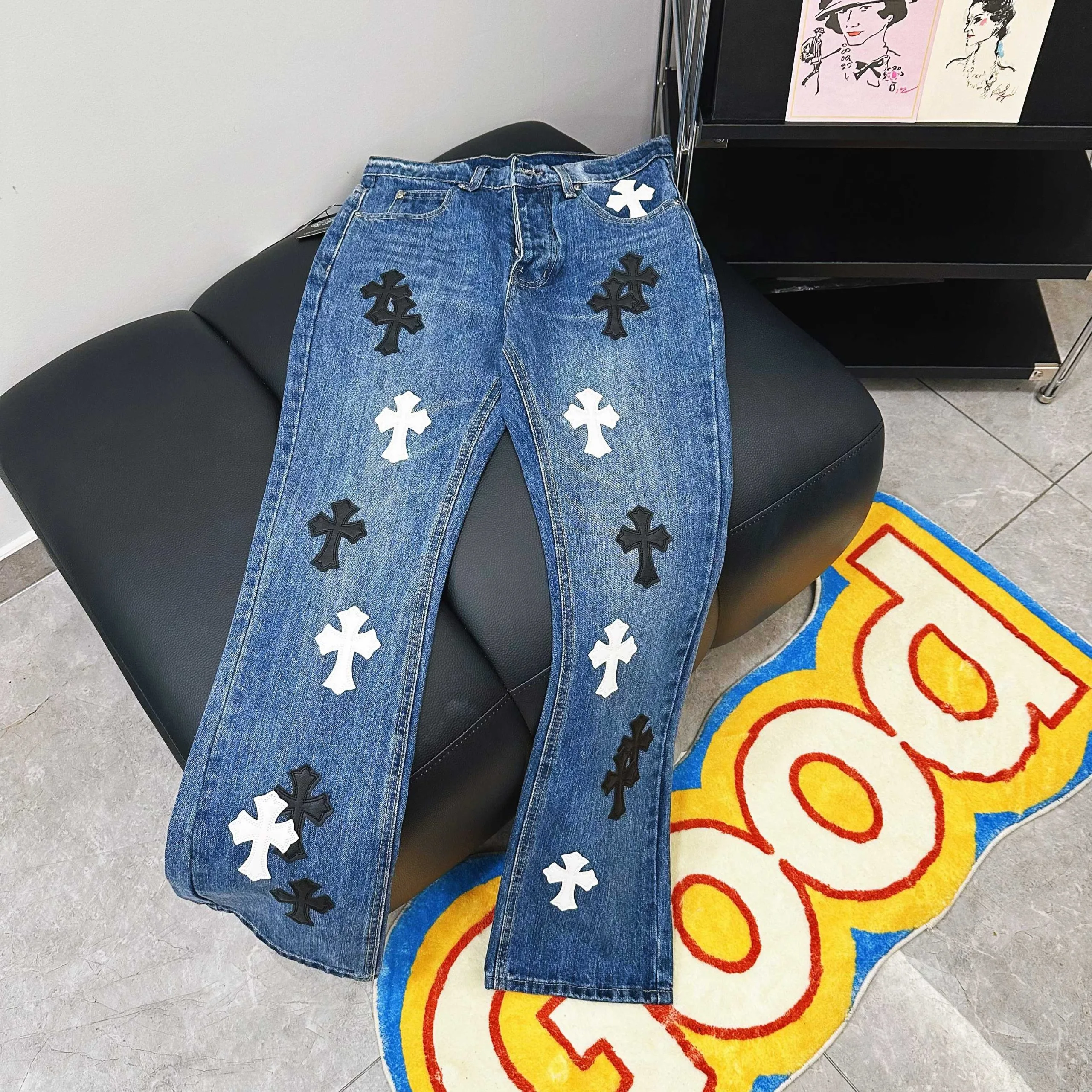 Upgraded Chrome Hearts Jeans 1462