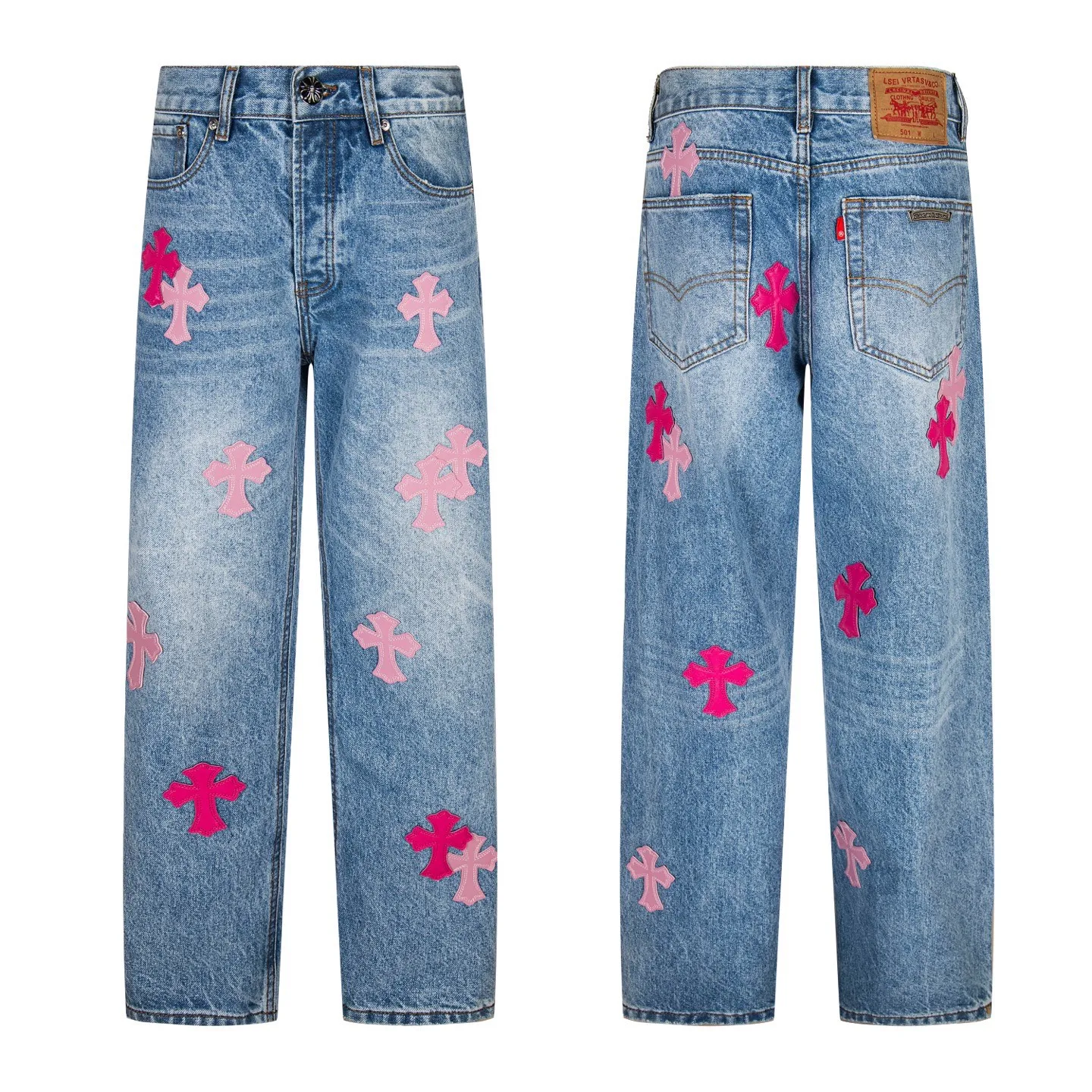 Fashionable Chrome Hearts Jeans 1468