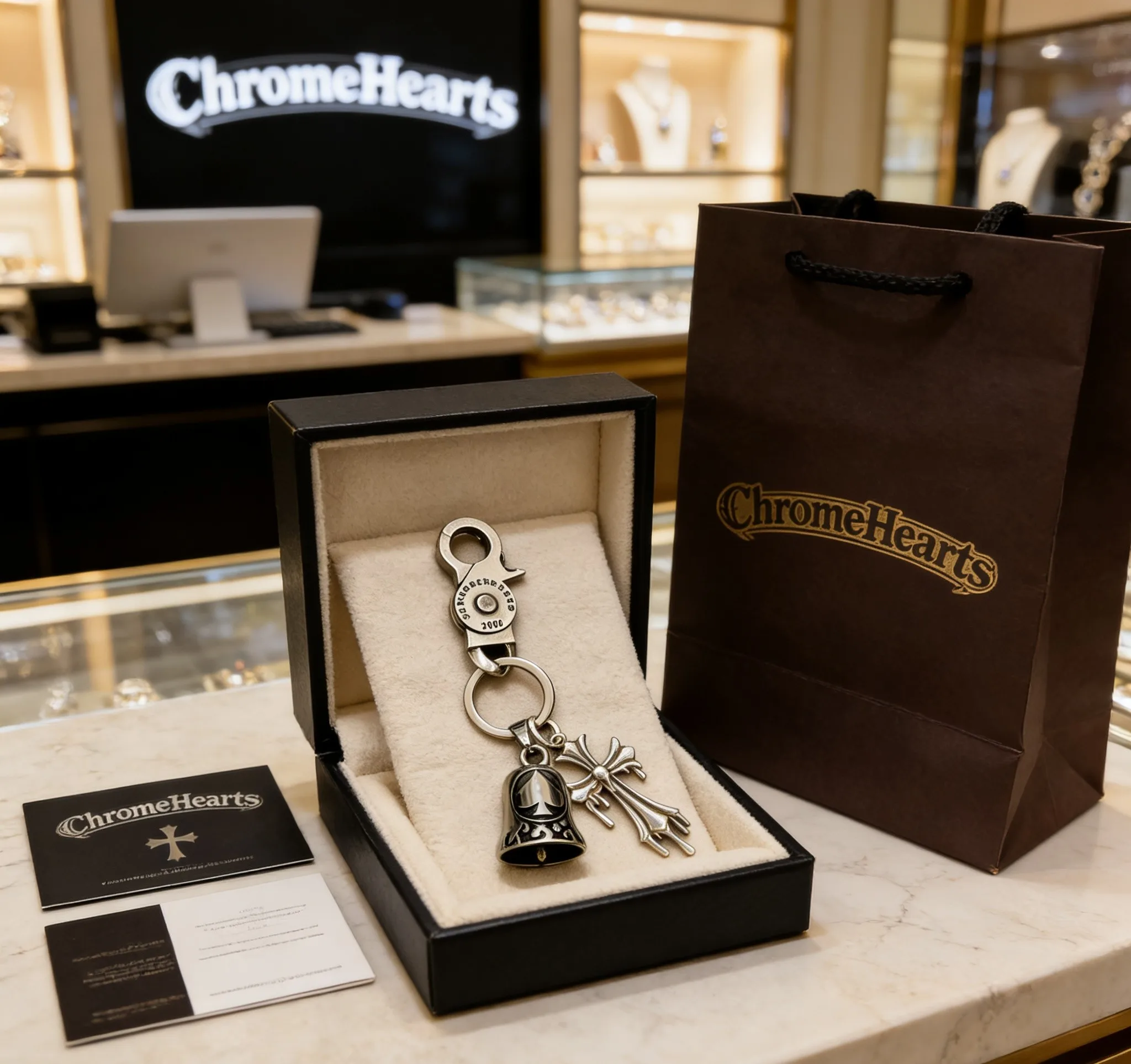 StreetReady Chrome Hearts Keychain 1540