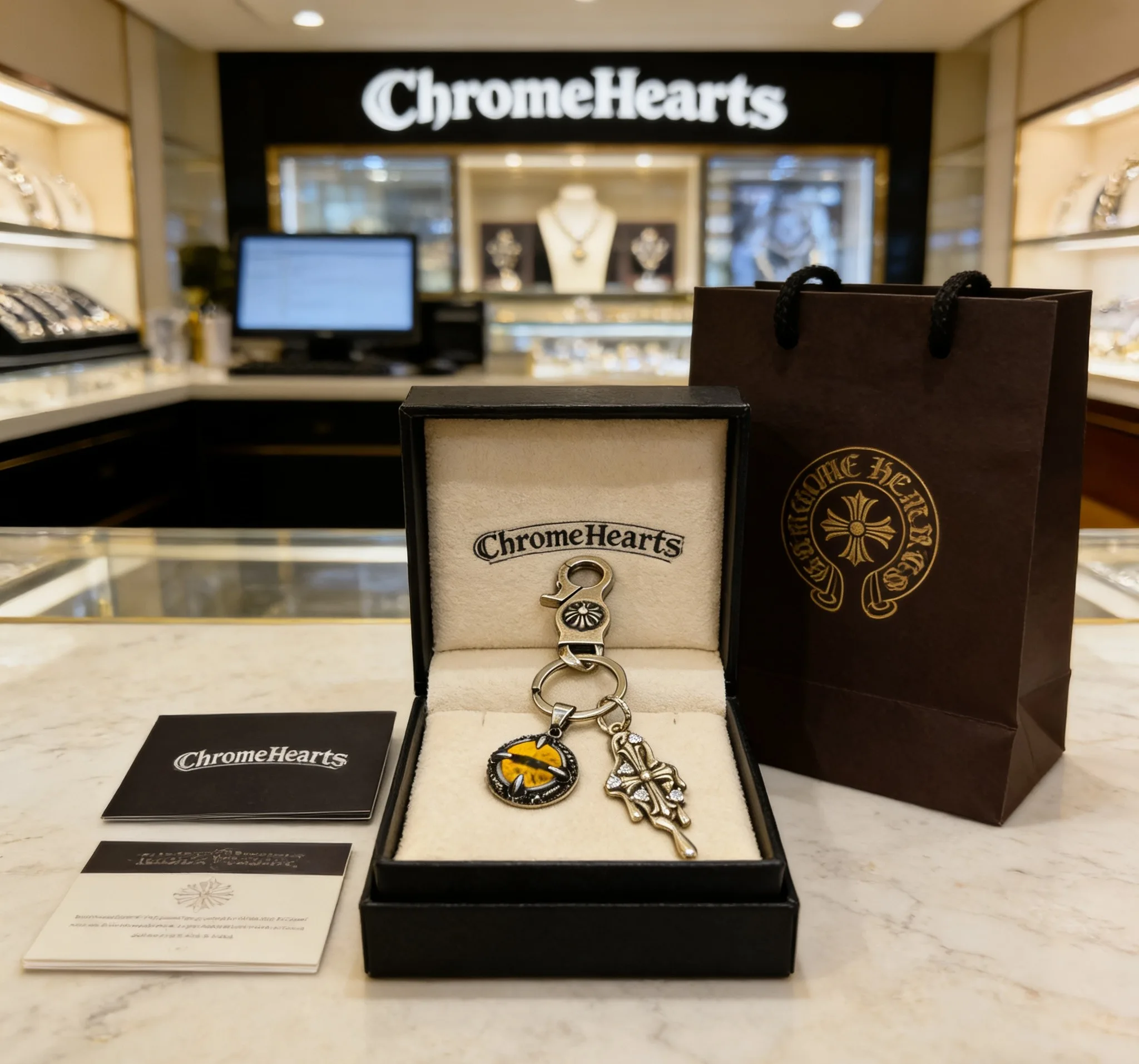 Comfortable Chrome Hearts Keychain 1527