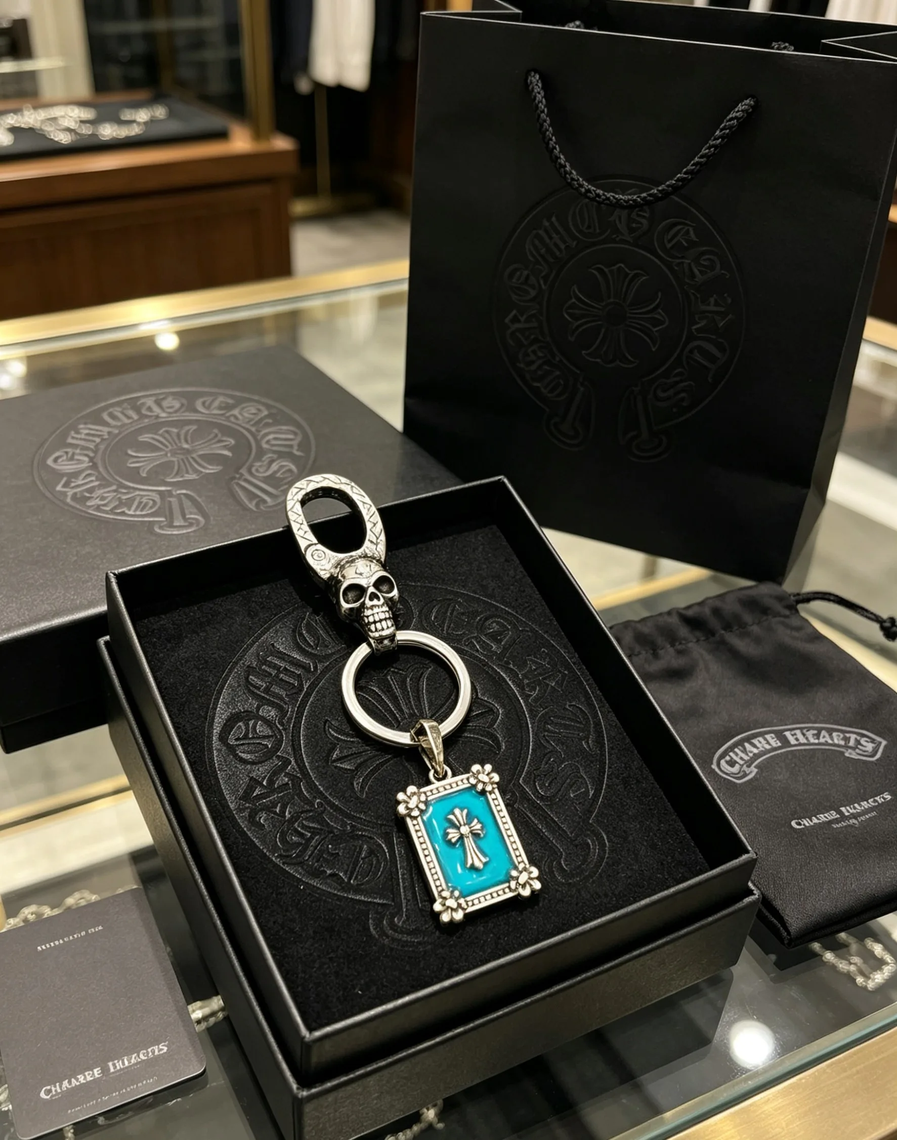 Timeless Chrome Hearts Keychain 1503