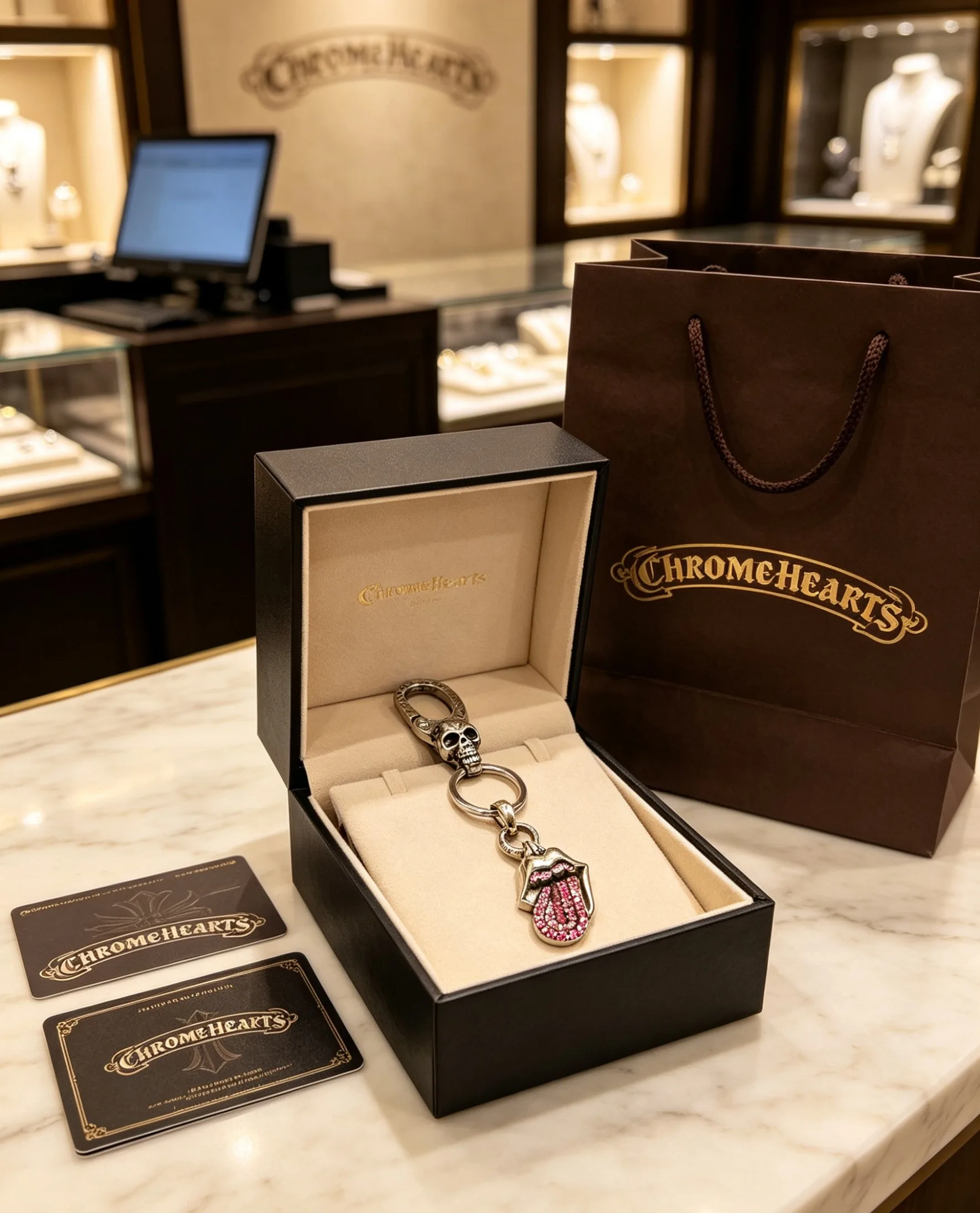HighPerformance Chrome Hearts Keychain 1505