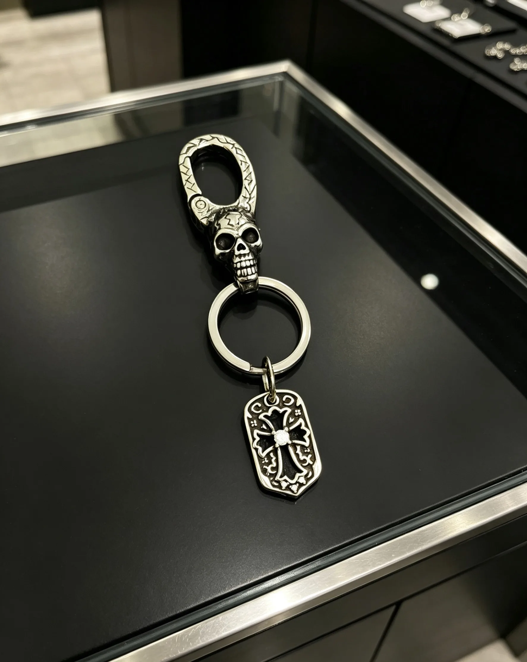 Chrome Hearts Keychain Timeless 1502