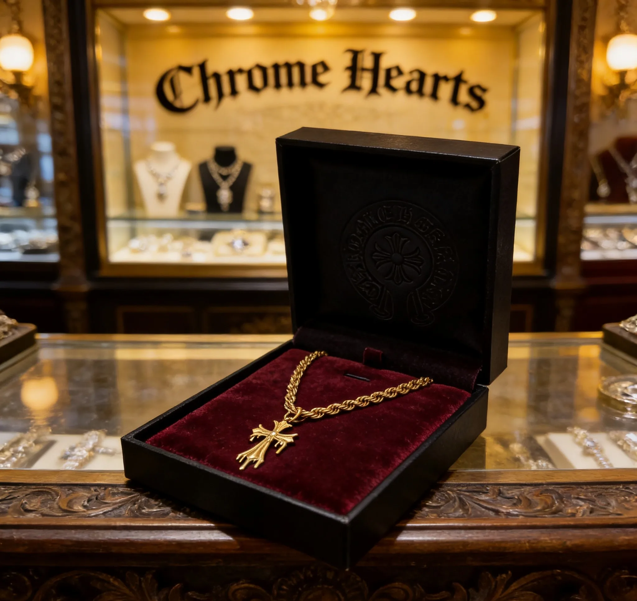 GoAnywhere Chrome Hearts Necklace 1718