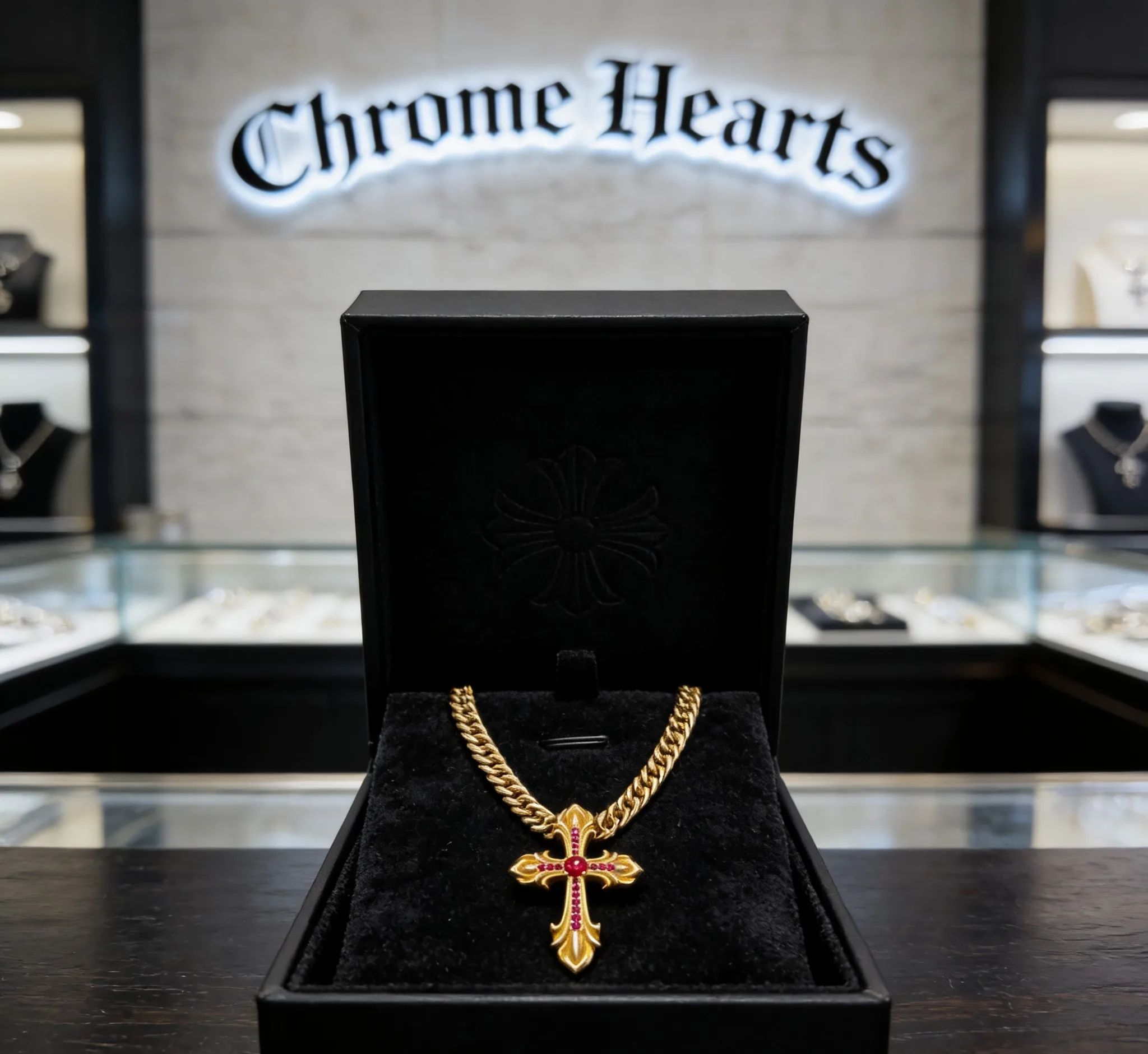 Chrome Hearts Necklace Fashionable 1698