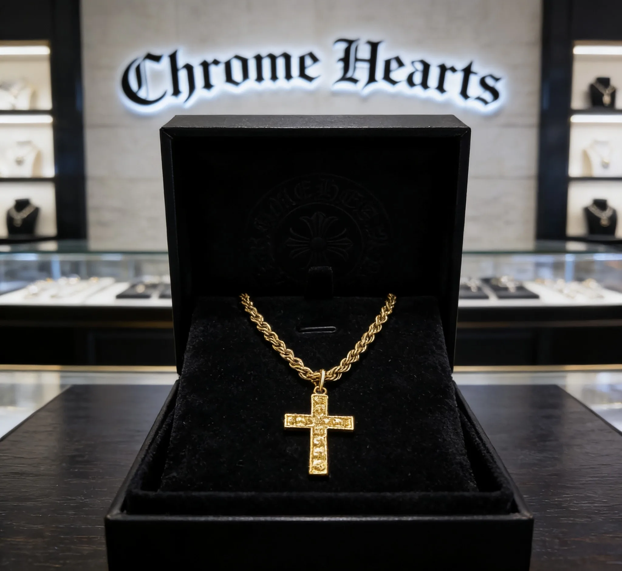 WaterResistant Chrome Hearts Necklace 1714