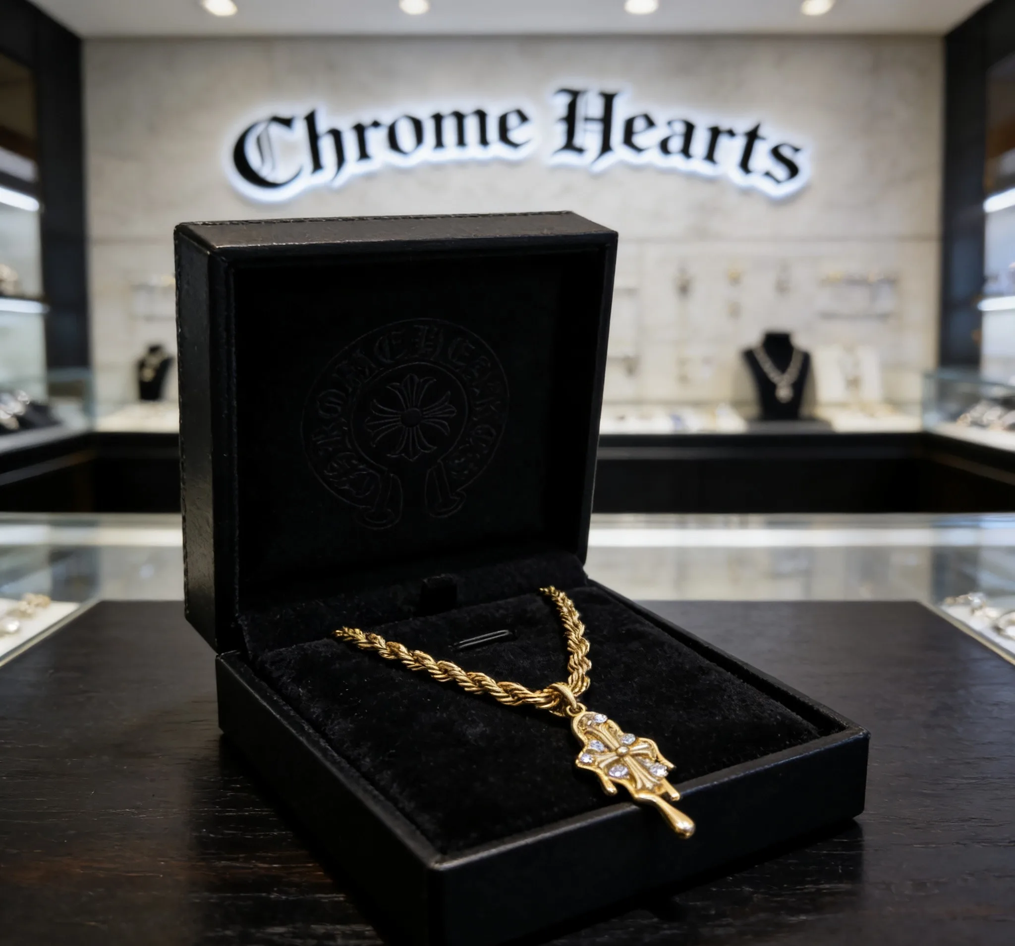 Chrome Hearts Necklace Stylish 1702