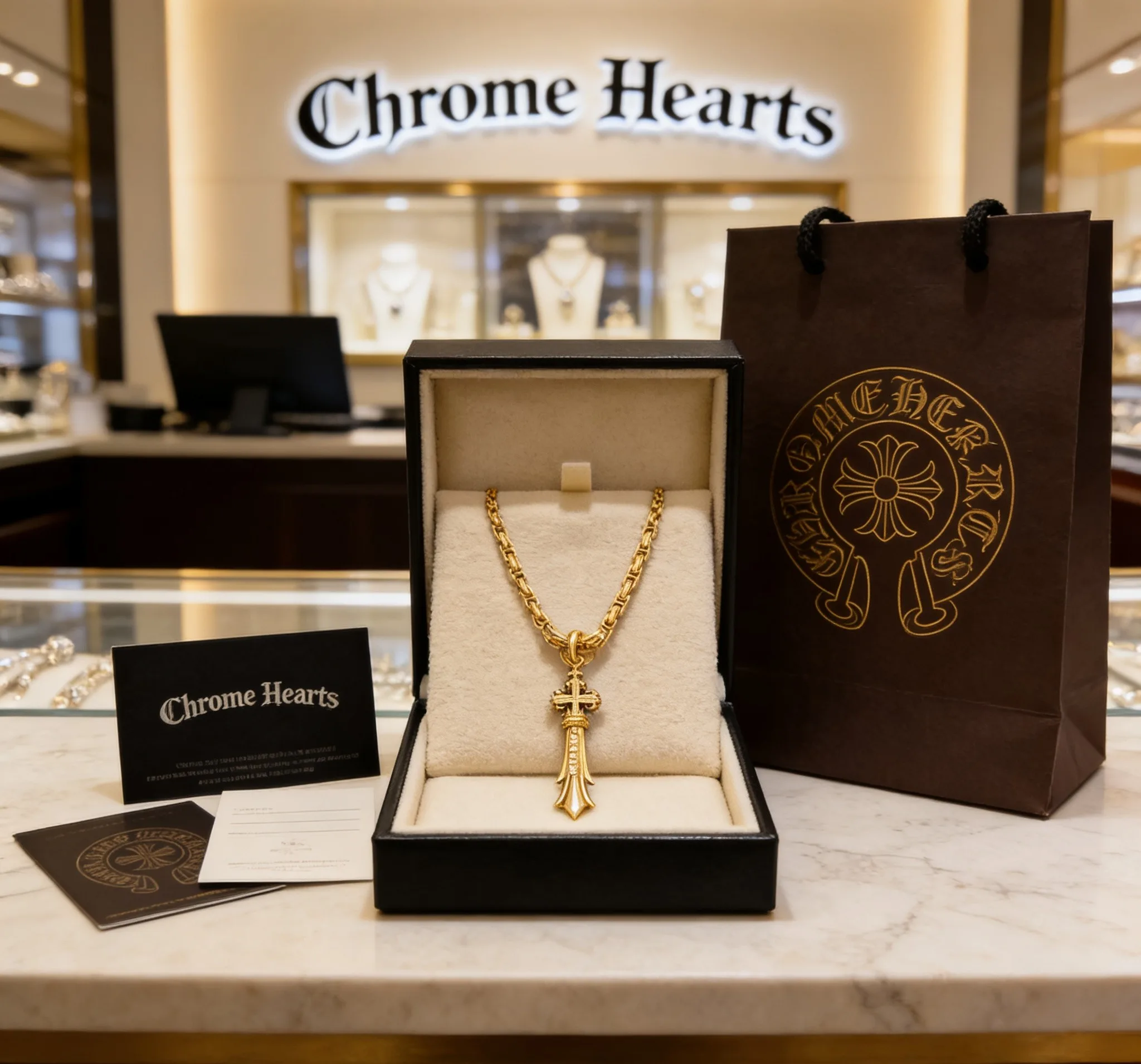 Affordable Chrome Hearts Necklace 1732