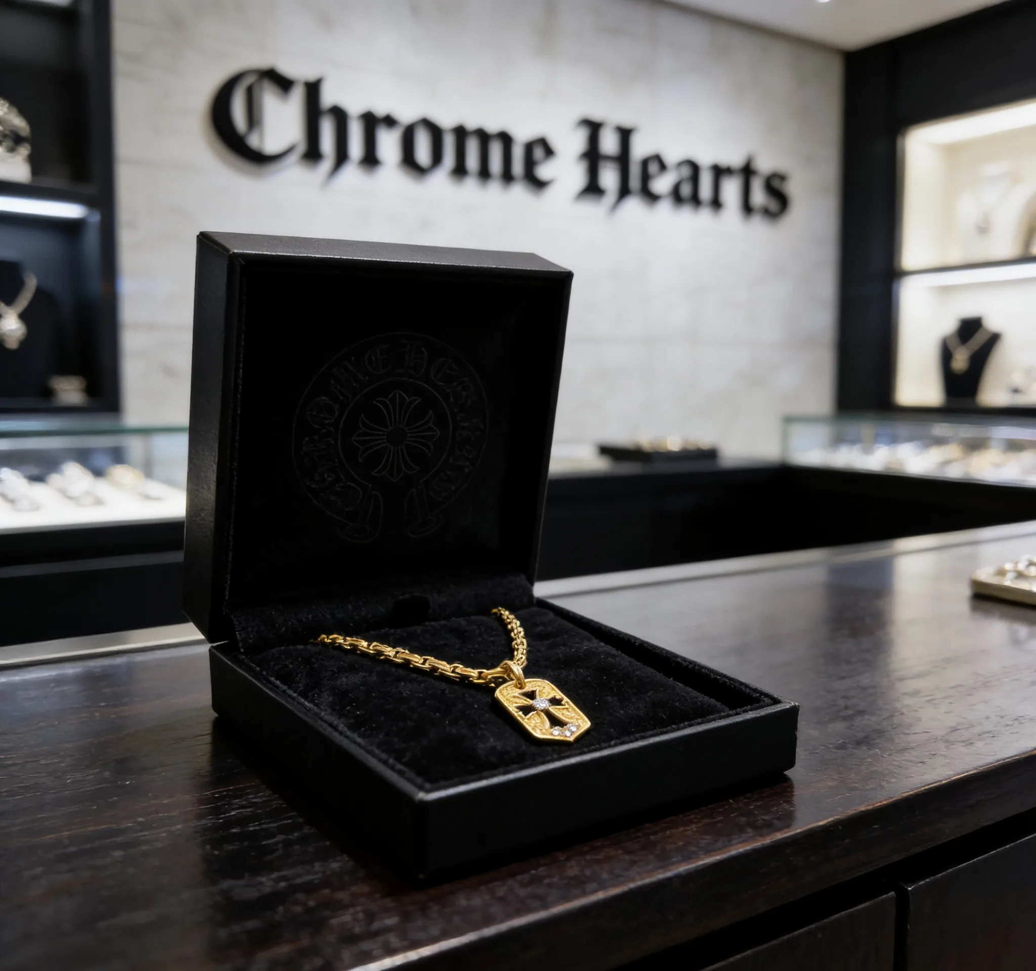 Chrome Hearts Necklace Stretchable 1691