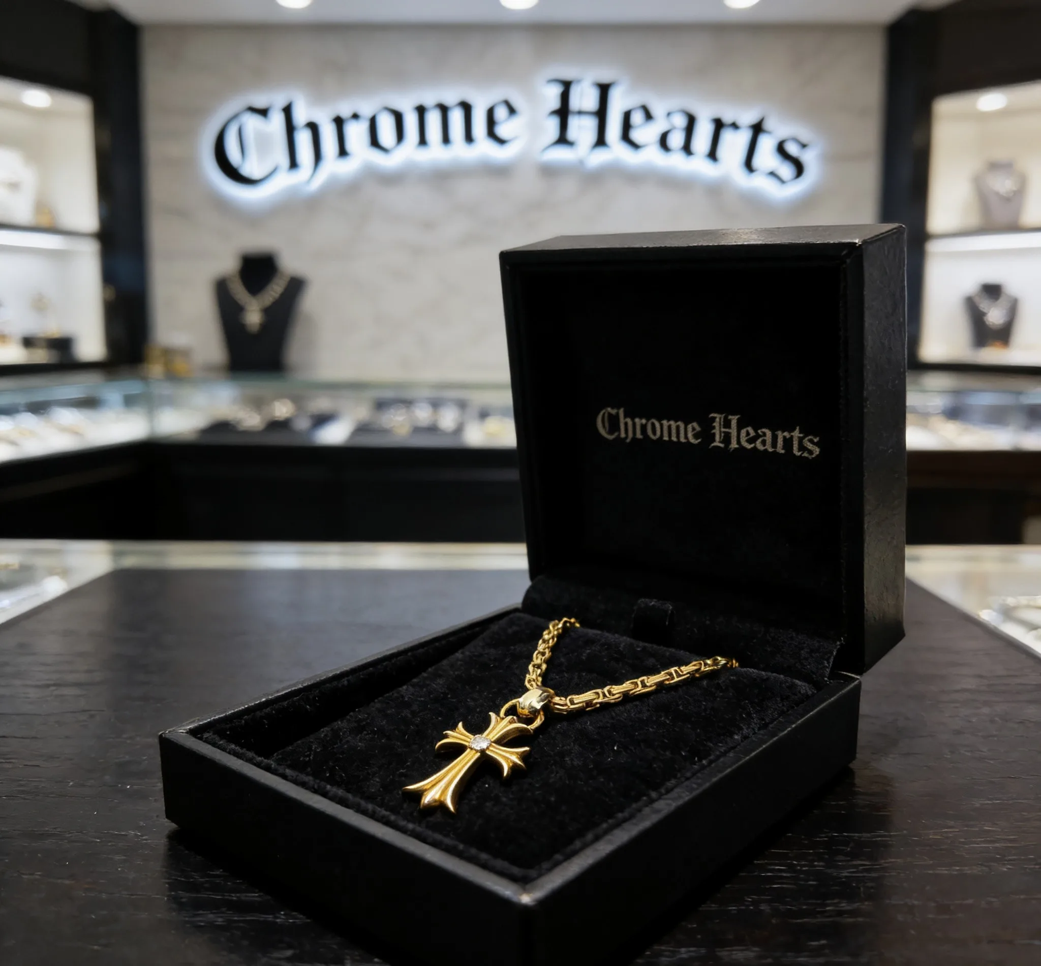 Chrome Hearts Necklace EyeCatching 1686
