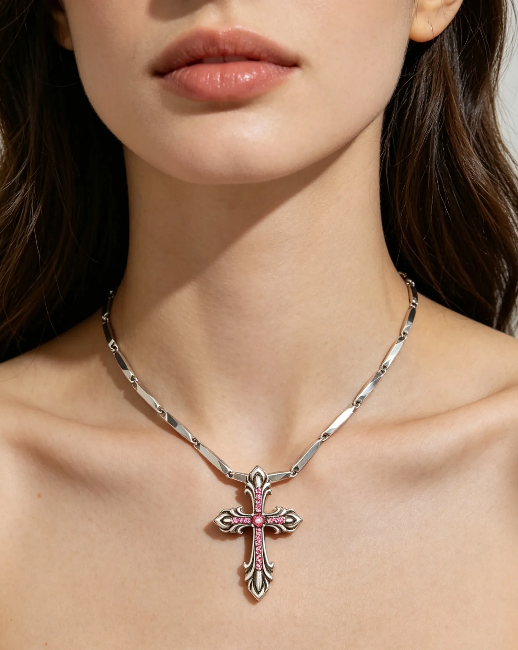 Bold Chrome Hearts Necklace 1661