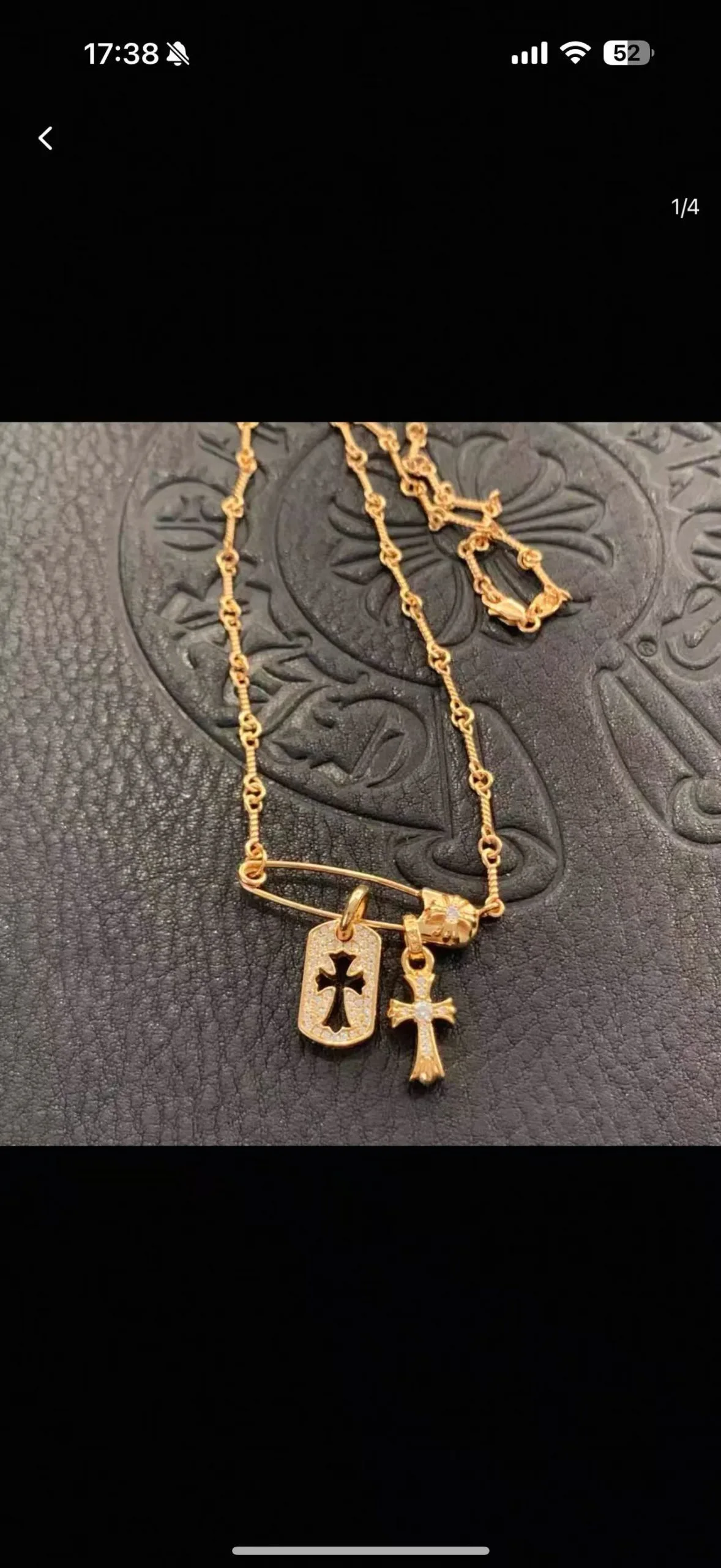 Sporty Chrome Hearts Necklace 1660