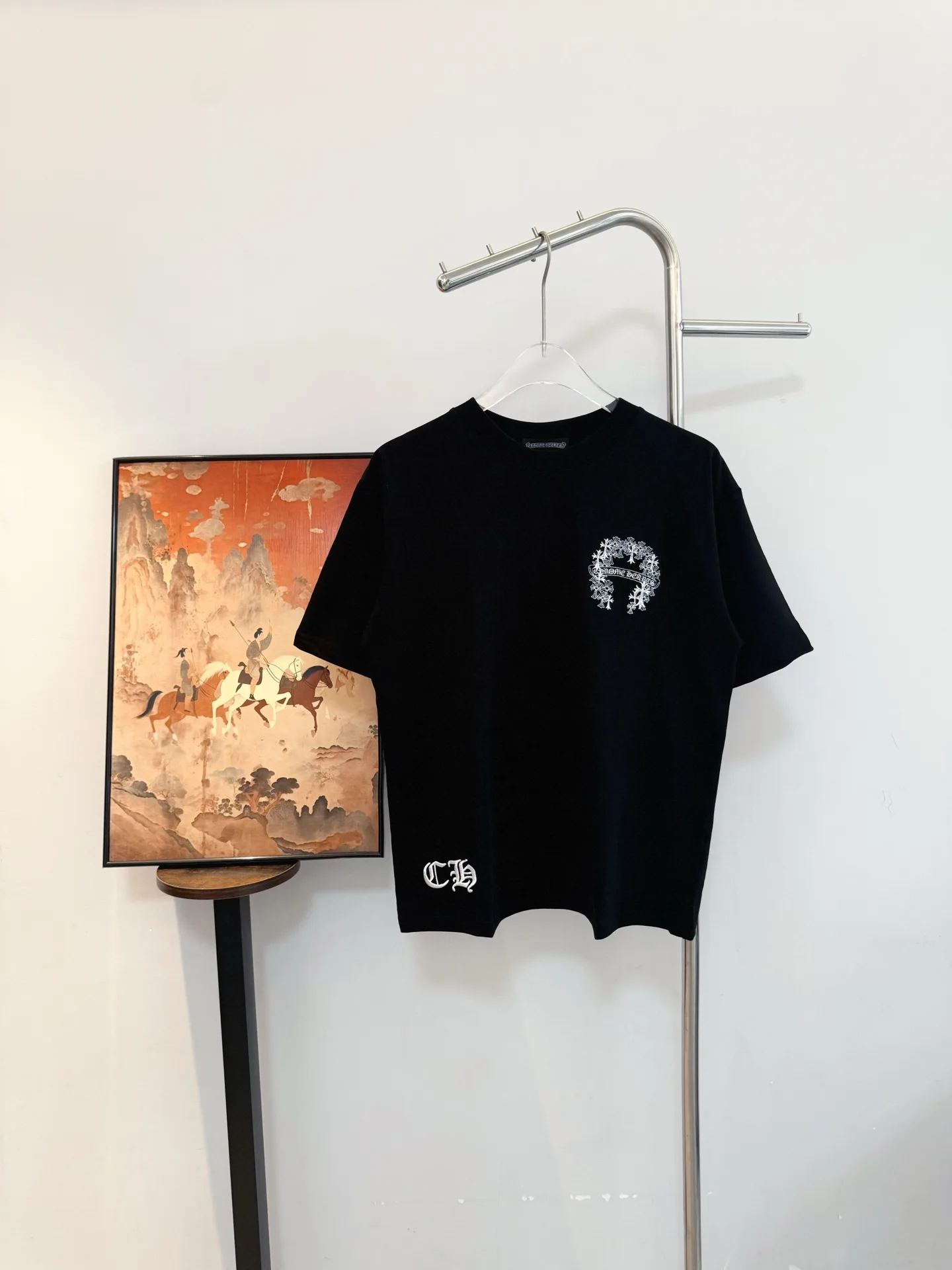 Sleek Chrome Hearts Short Sleeves 1985