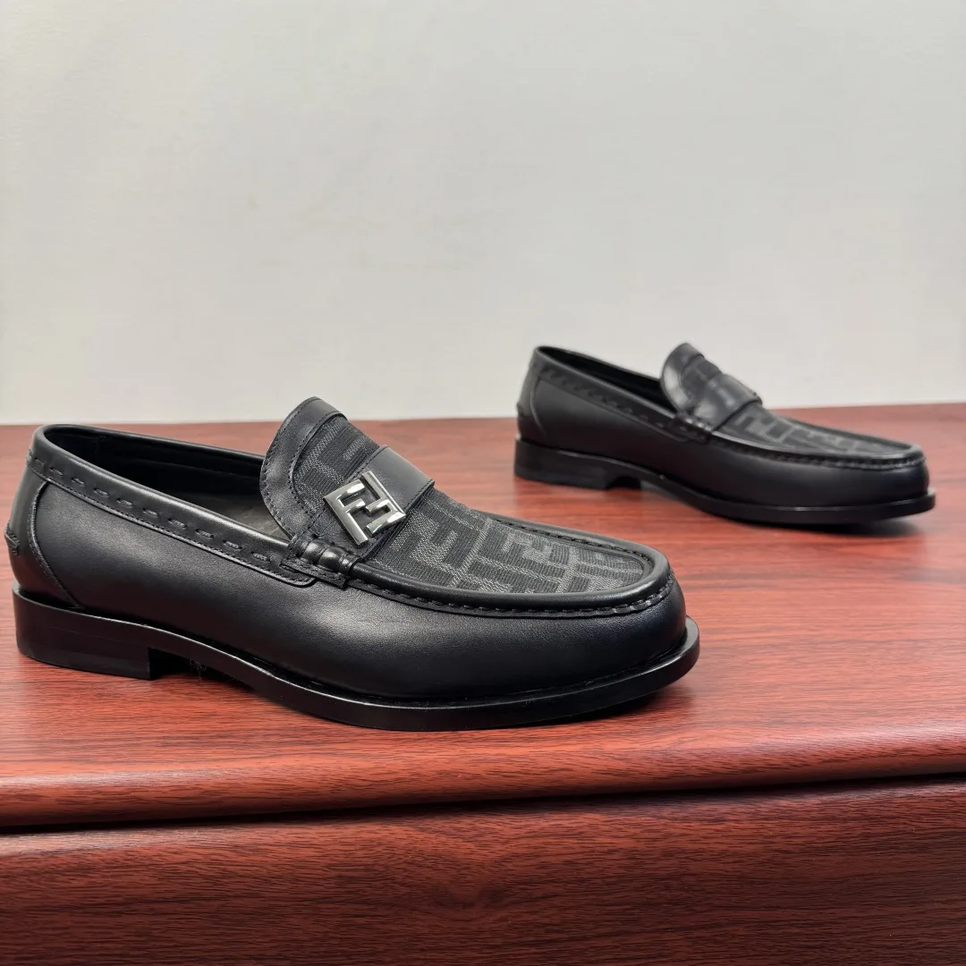WrinkleFree Fendi Leather Shoes 4792