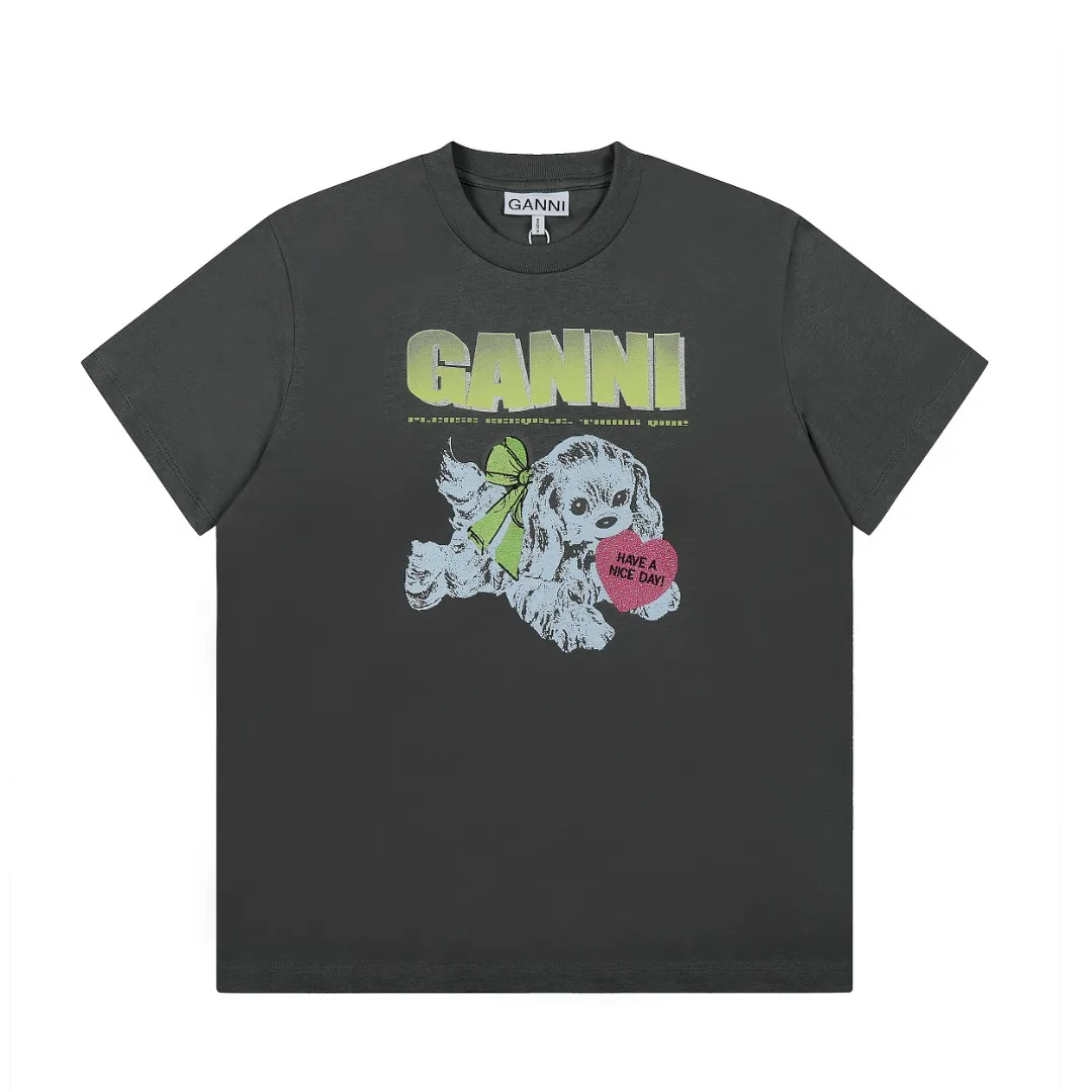 Ganni Short Sleeves Efficient 7628