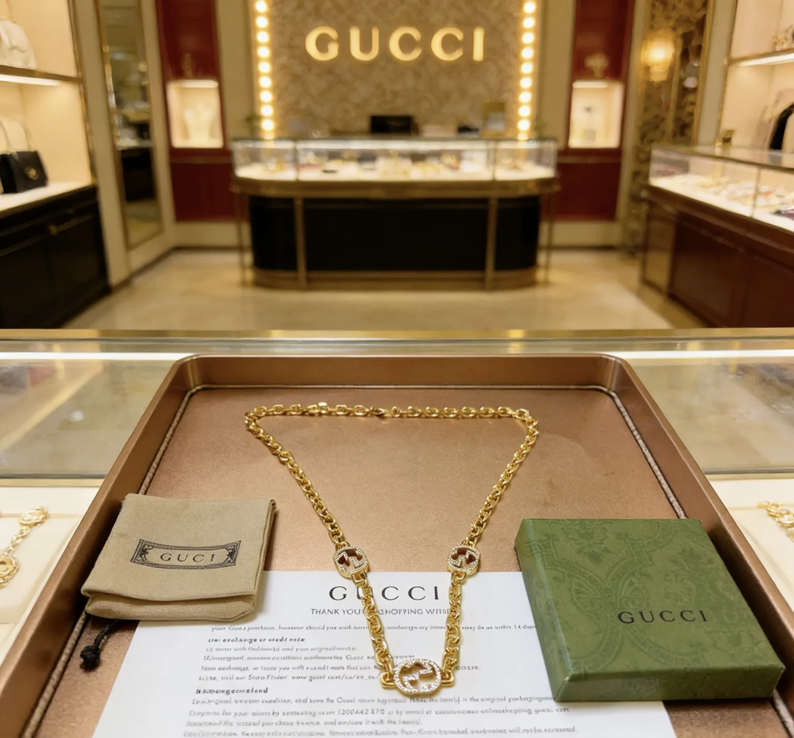 Gucci Necklace ZipUp 2598