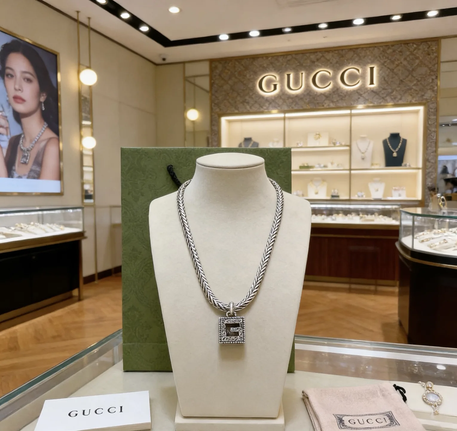 Breathable Gucci Necklace 2593