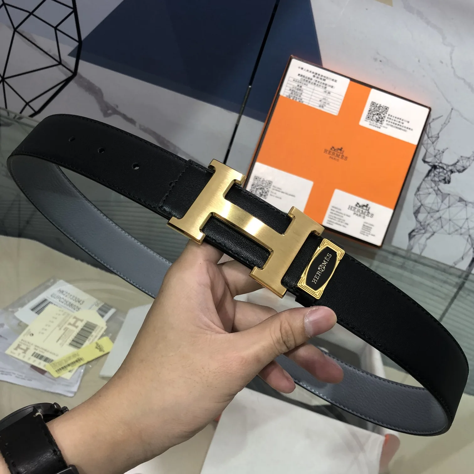 Comfortable Hermès Belt 4054
