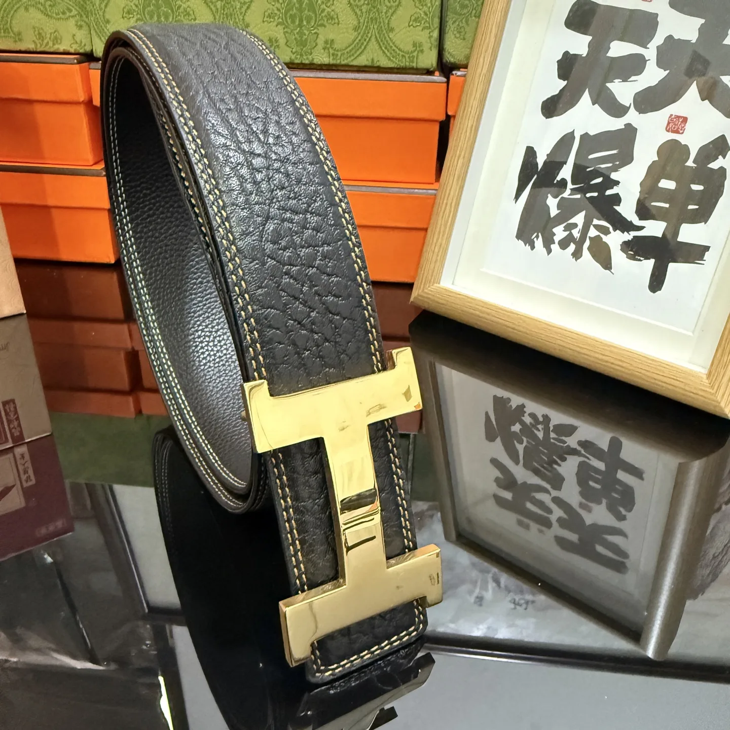 Hermès Belt Unique 4041