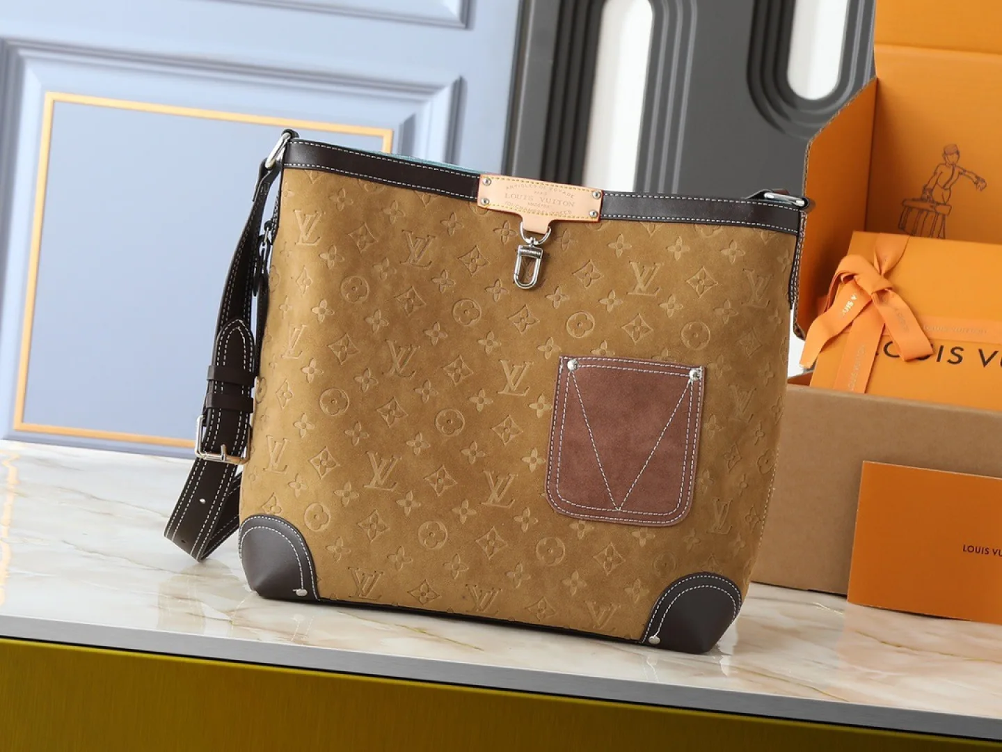 Bold Louis Vuitton Crossbody Bag 223
