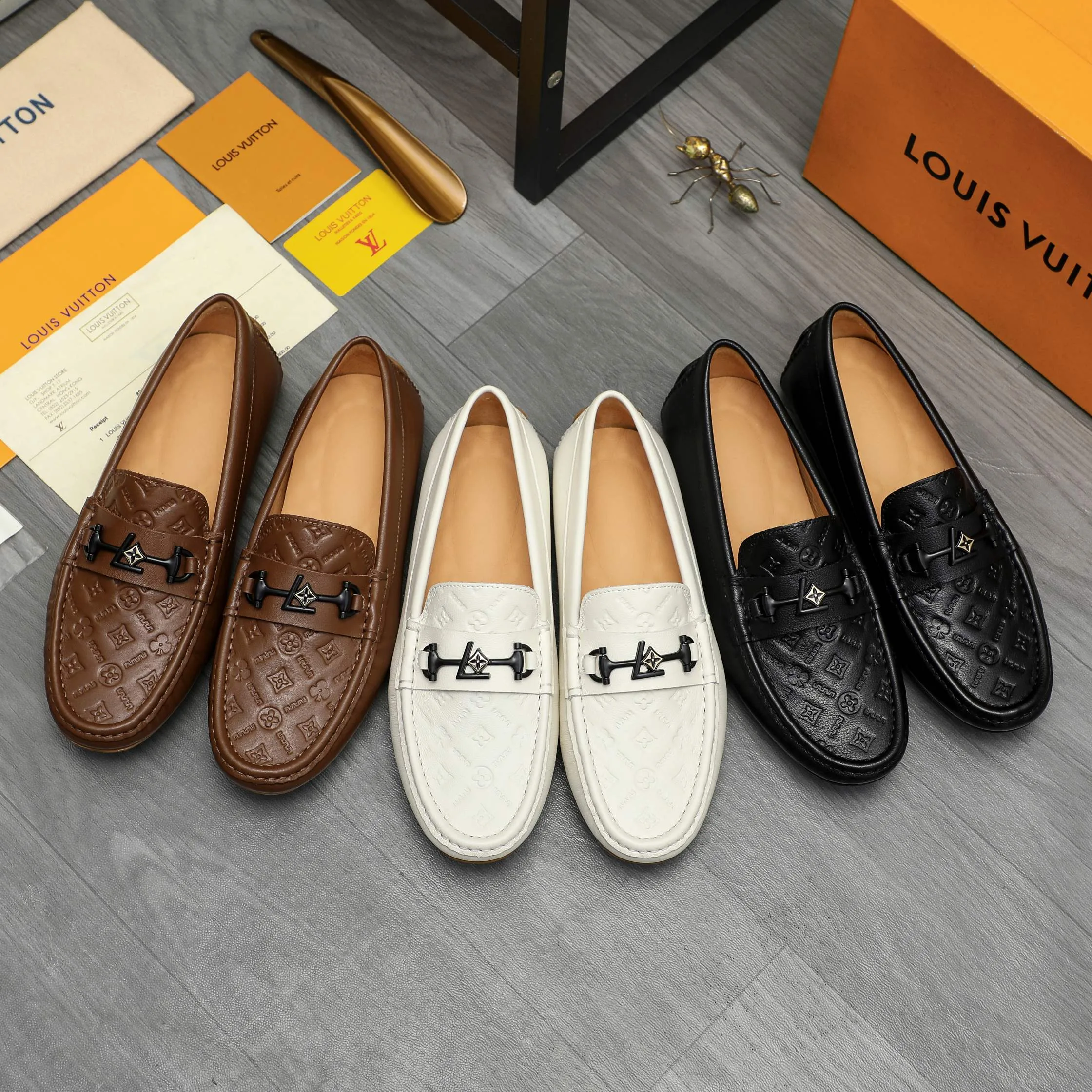 Louis Vuitton Leather Shoes MoistureWicking 400