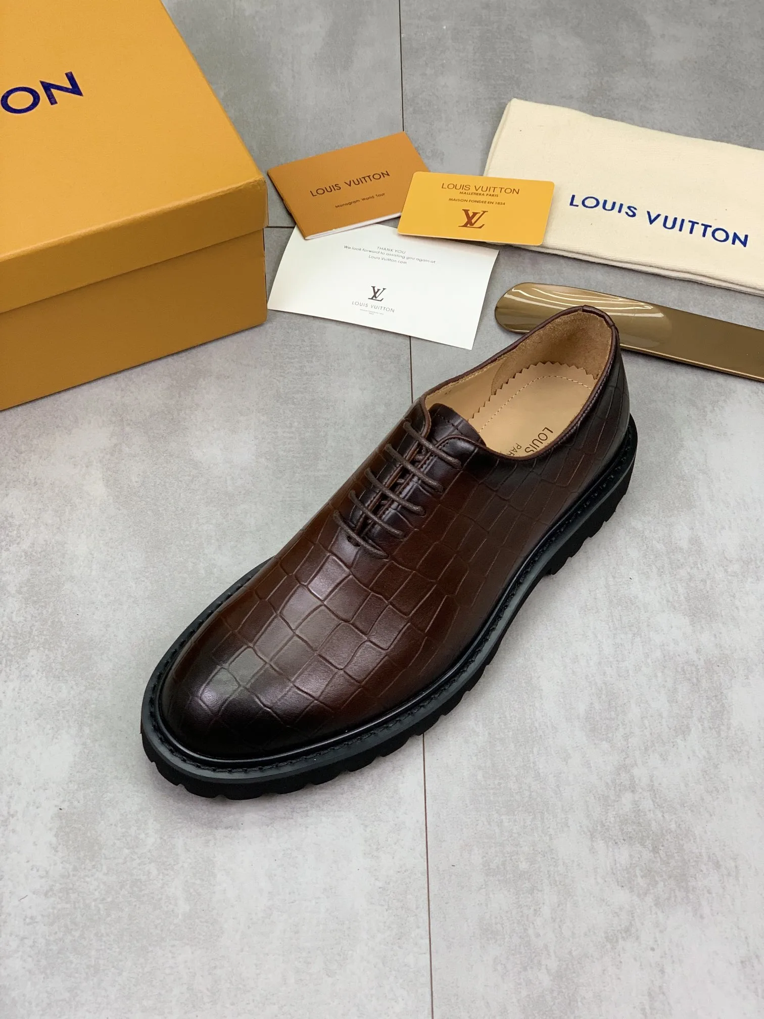 Vibrant Louis Vuitton Leather Shoes 444