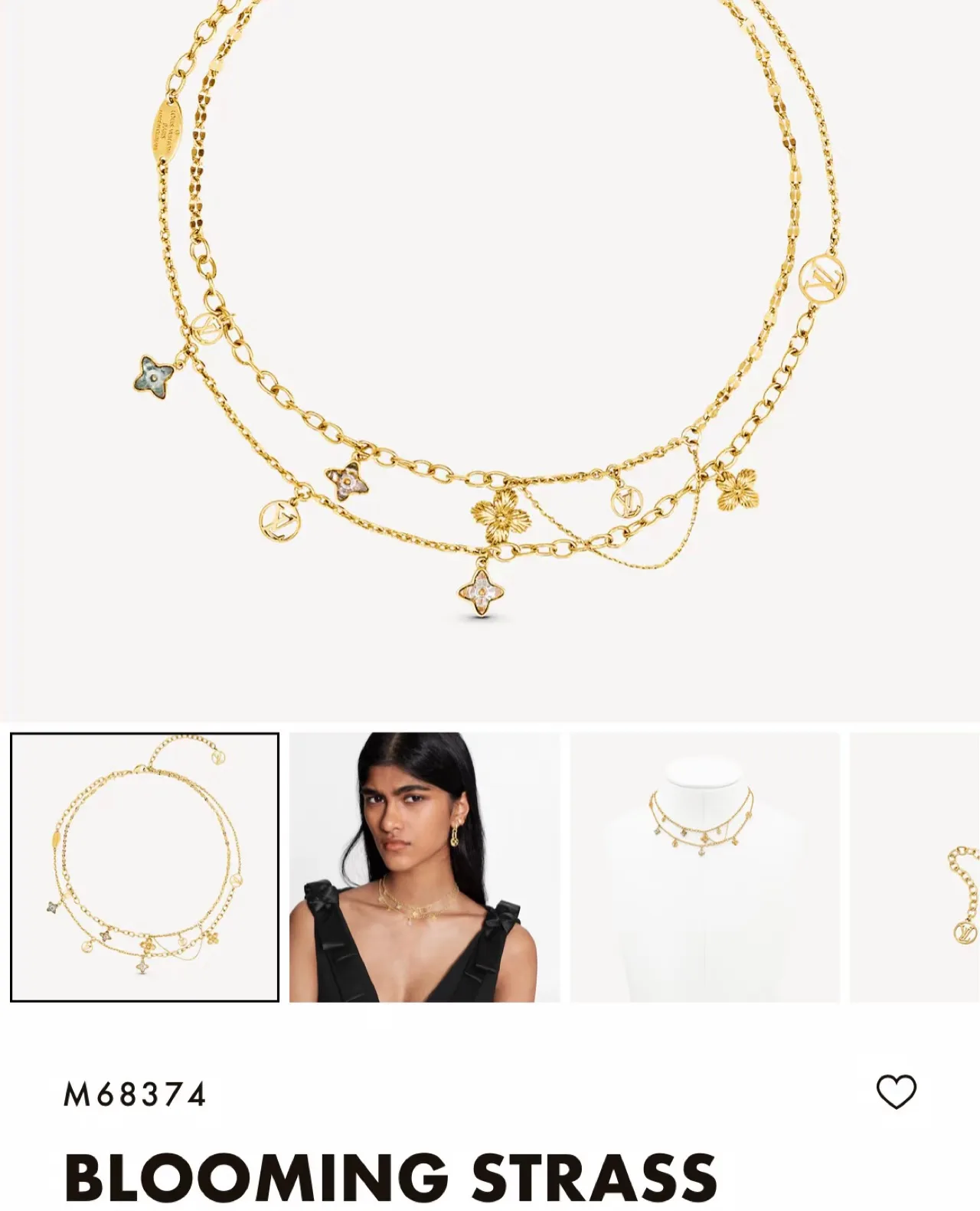 WellDesigned Louis Vuitton Necklace 523